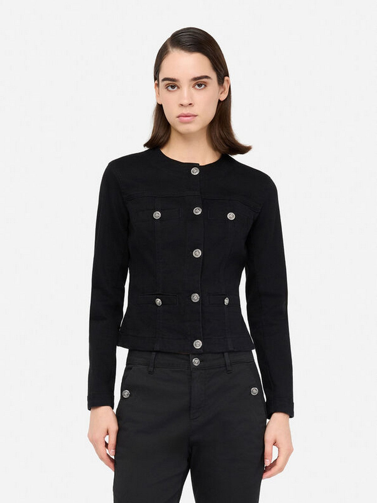 LIU JO BLUE DENIM Giubbino Donna UF5154D0275 87411 Den.Black glamorous
