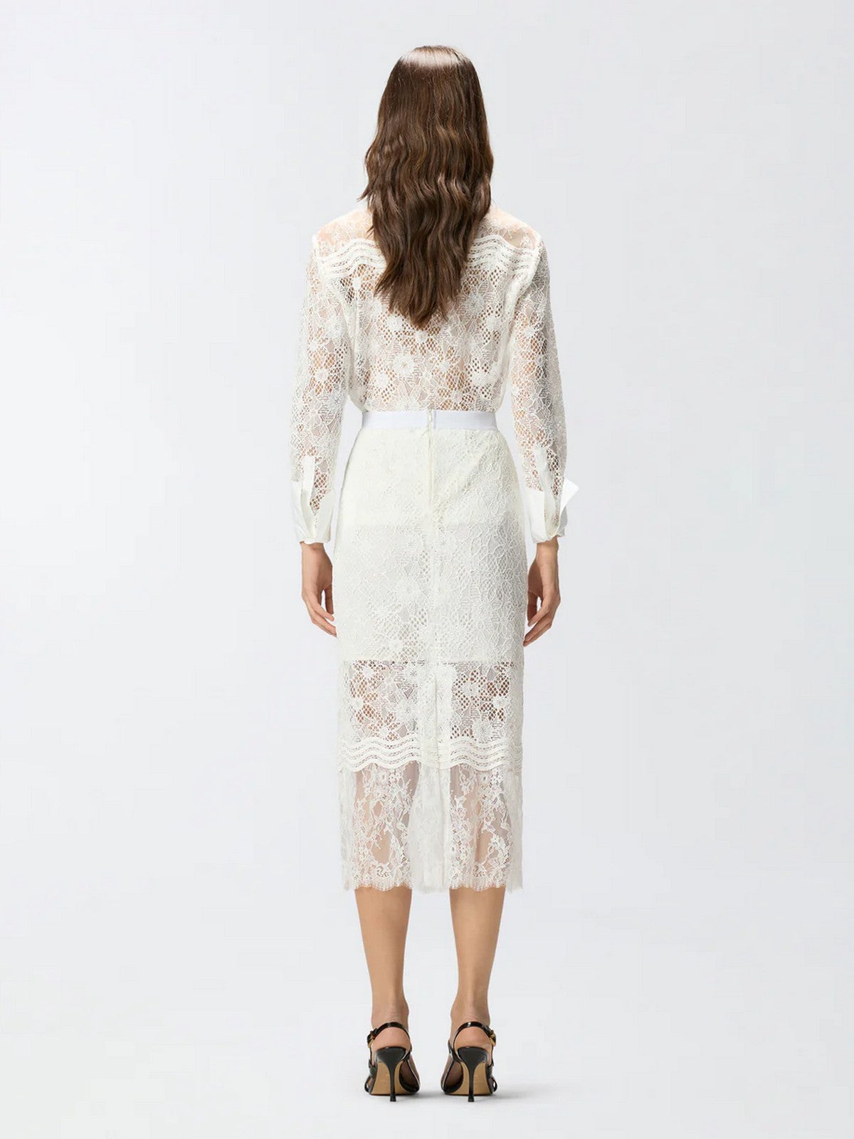 PINKO Gonna Donna HARMONIE GONNA PIZZO REBRODE 106664-A381 Z05 BIANCO-BIANCANEVE gioboutiqueweb