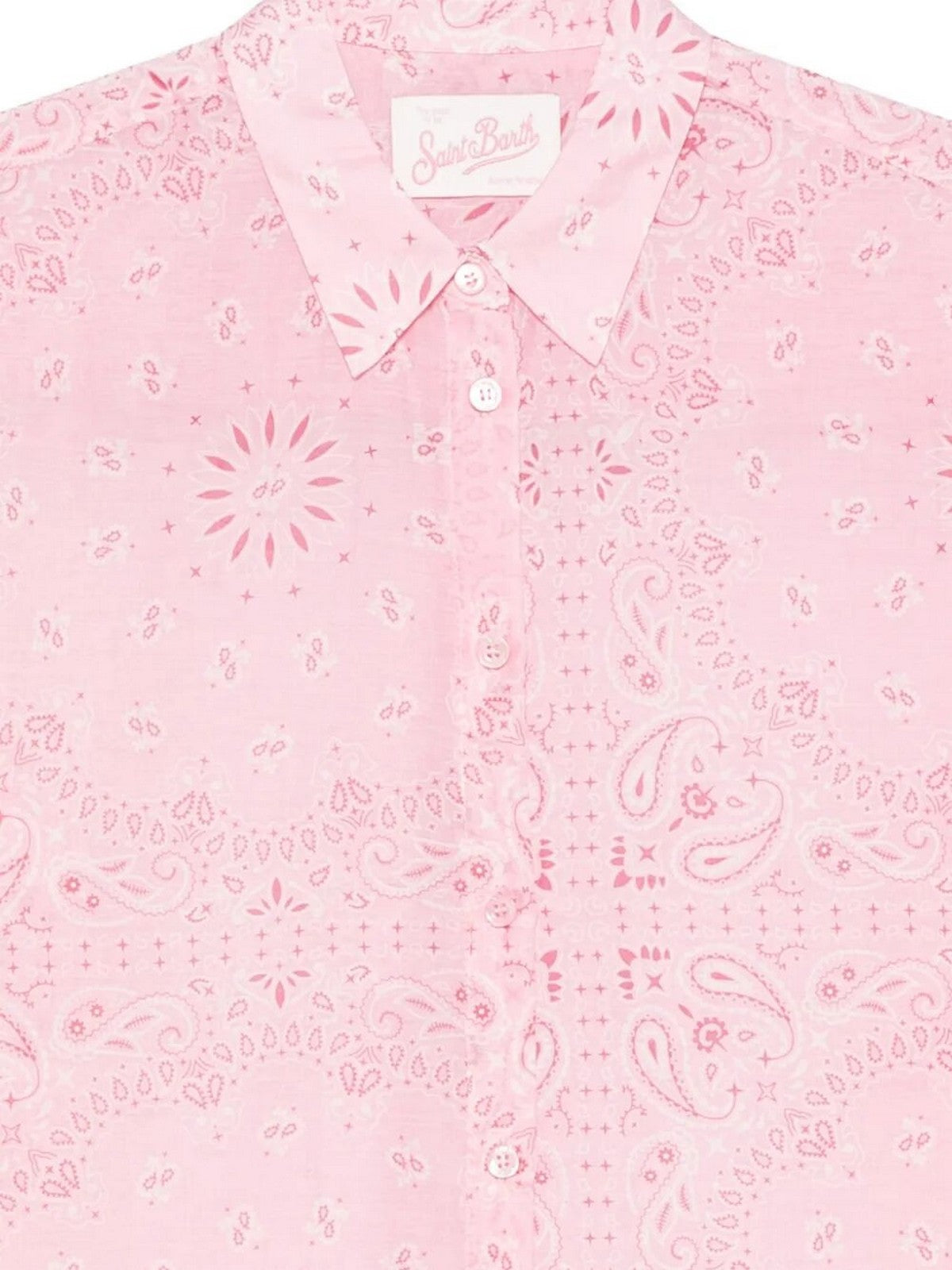 MC2 SAINT BARTH Camicia Donna BRIGITTE 01085L SILK VOILE BANDANNA ROUND 20