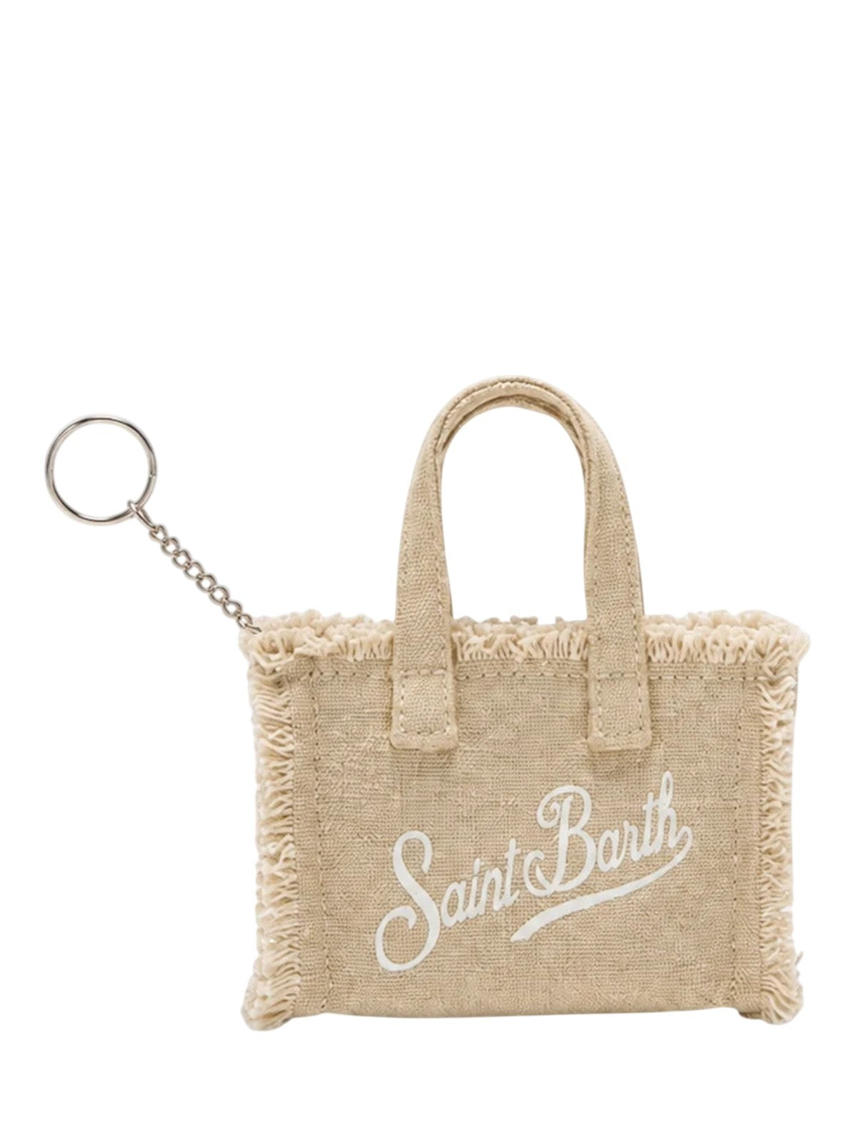 MC2 SAINT BARTH Portachiavi Donna KEY BAG LINEN 01139L MICRO LINEN 11 BEIGE