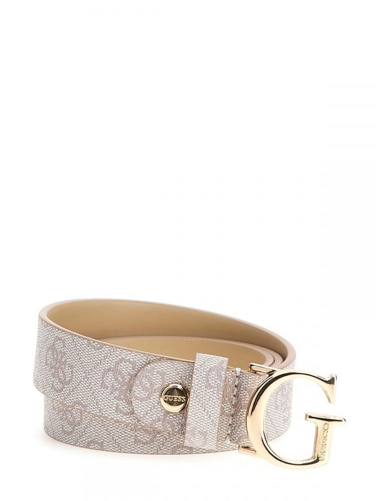 GUESS Cintura Donna NOELLE LOGO ADJ PANT BELT BW7862 P3430 DVL Bianco gioboutiqueweb