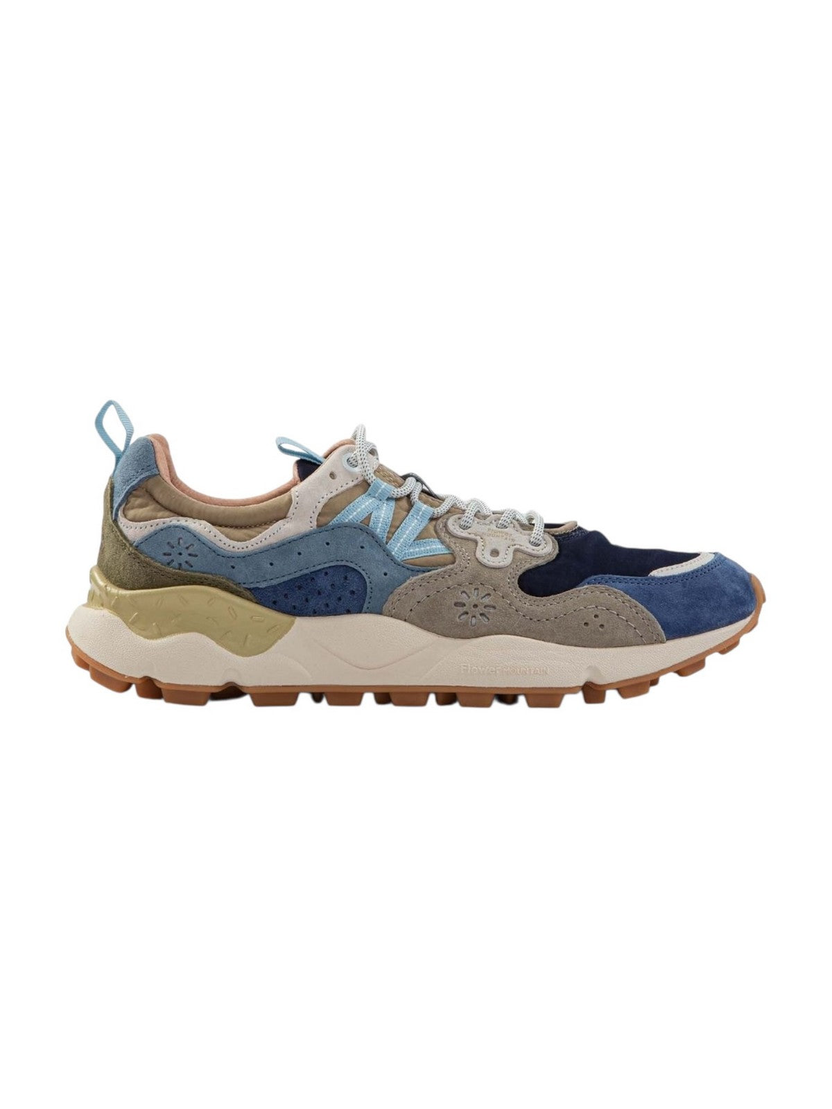 FLOWER MOUNTAIN Sneaker Uomo YAMANO 3 MAN 2017816-01-3C11 Bleu