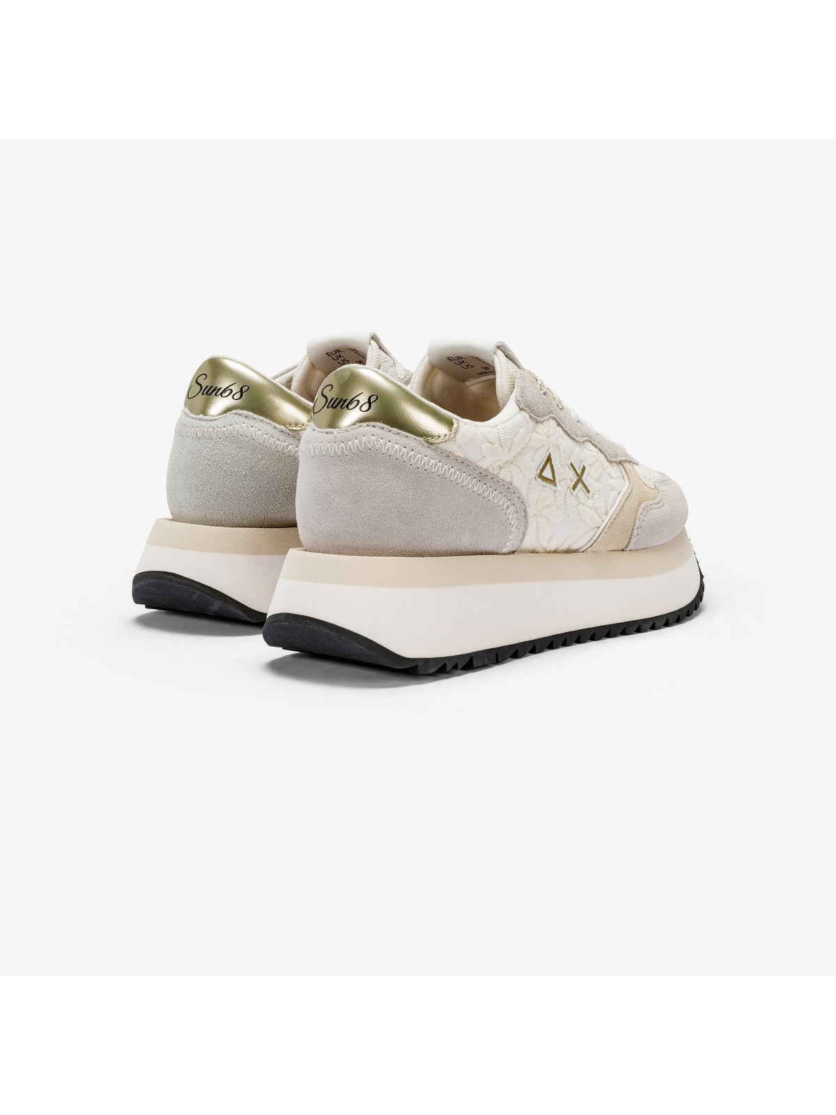 SUN68 Big Lace Z34209 01 Sneaker blanc blanc