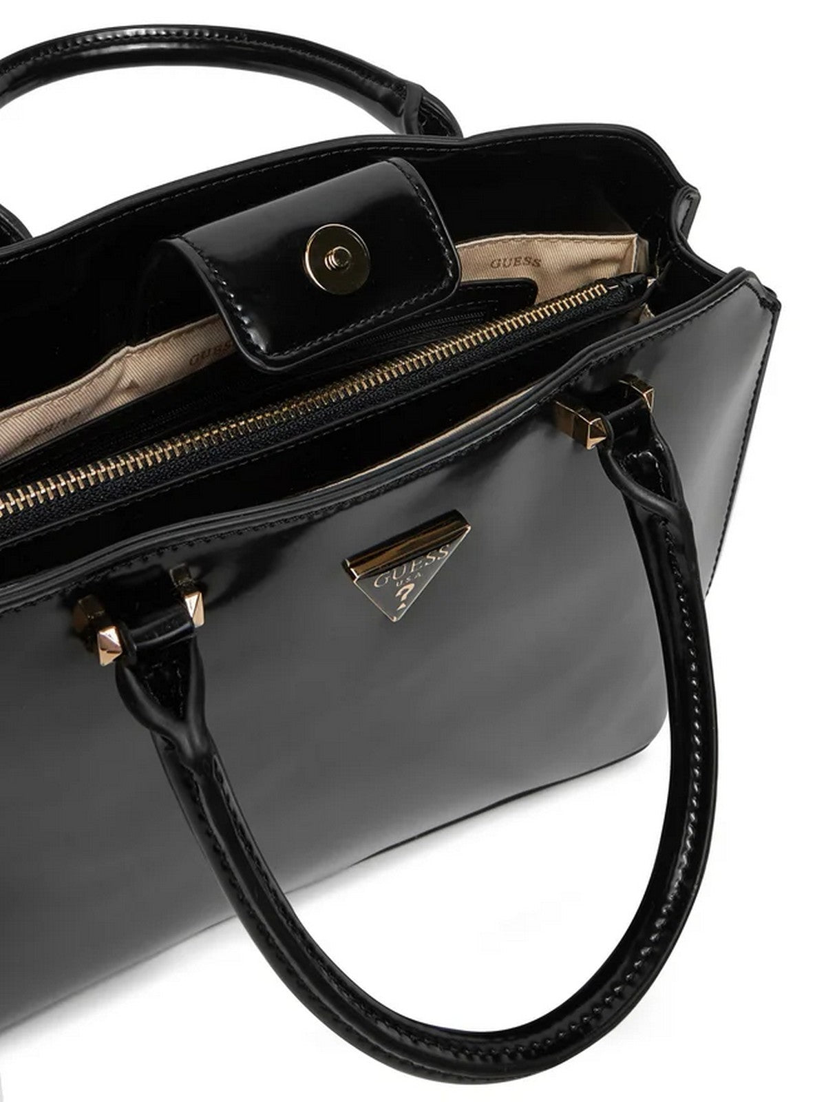 GUESS Borsa Donna ARNELA GIRLFRIEND SATCHEL HWNG94 96060 BLA Nero gioboutiqueweb