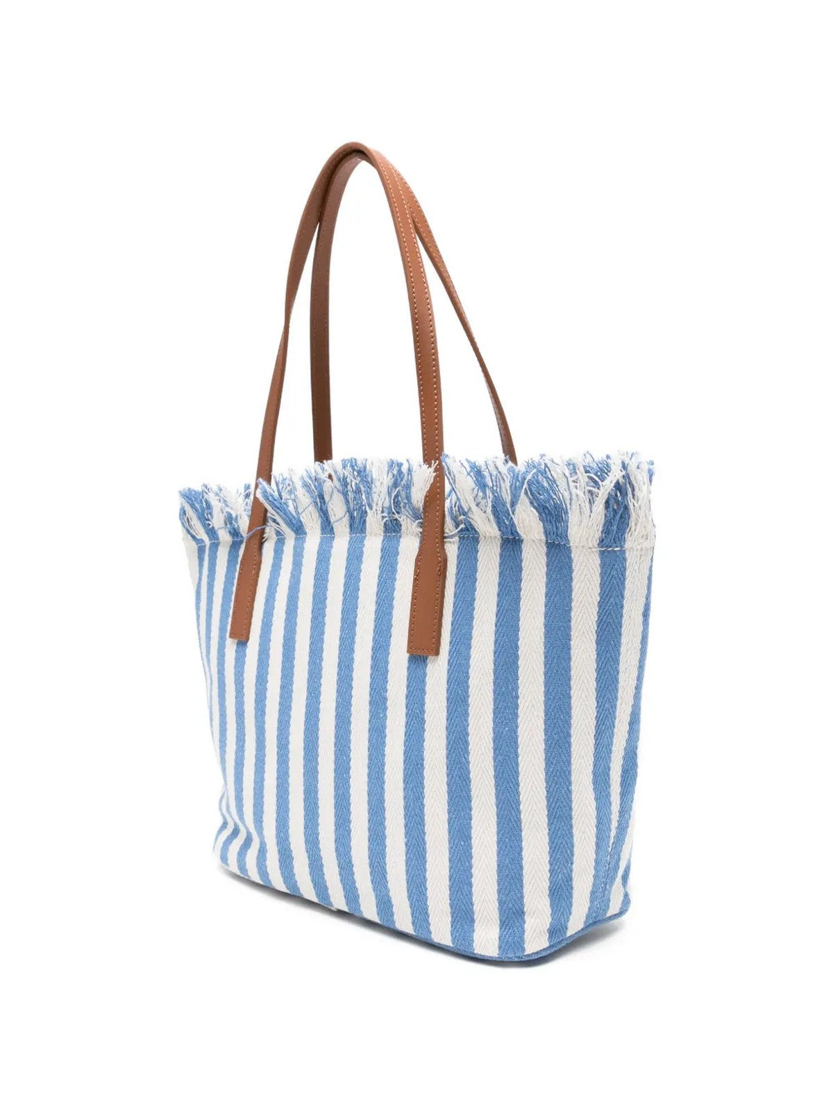 MC2 SAINT BARTH Borsa Donna CITY BAG MID FRINGE 01765L HB STRIPES 36 EMB