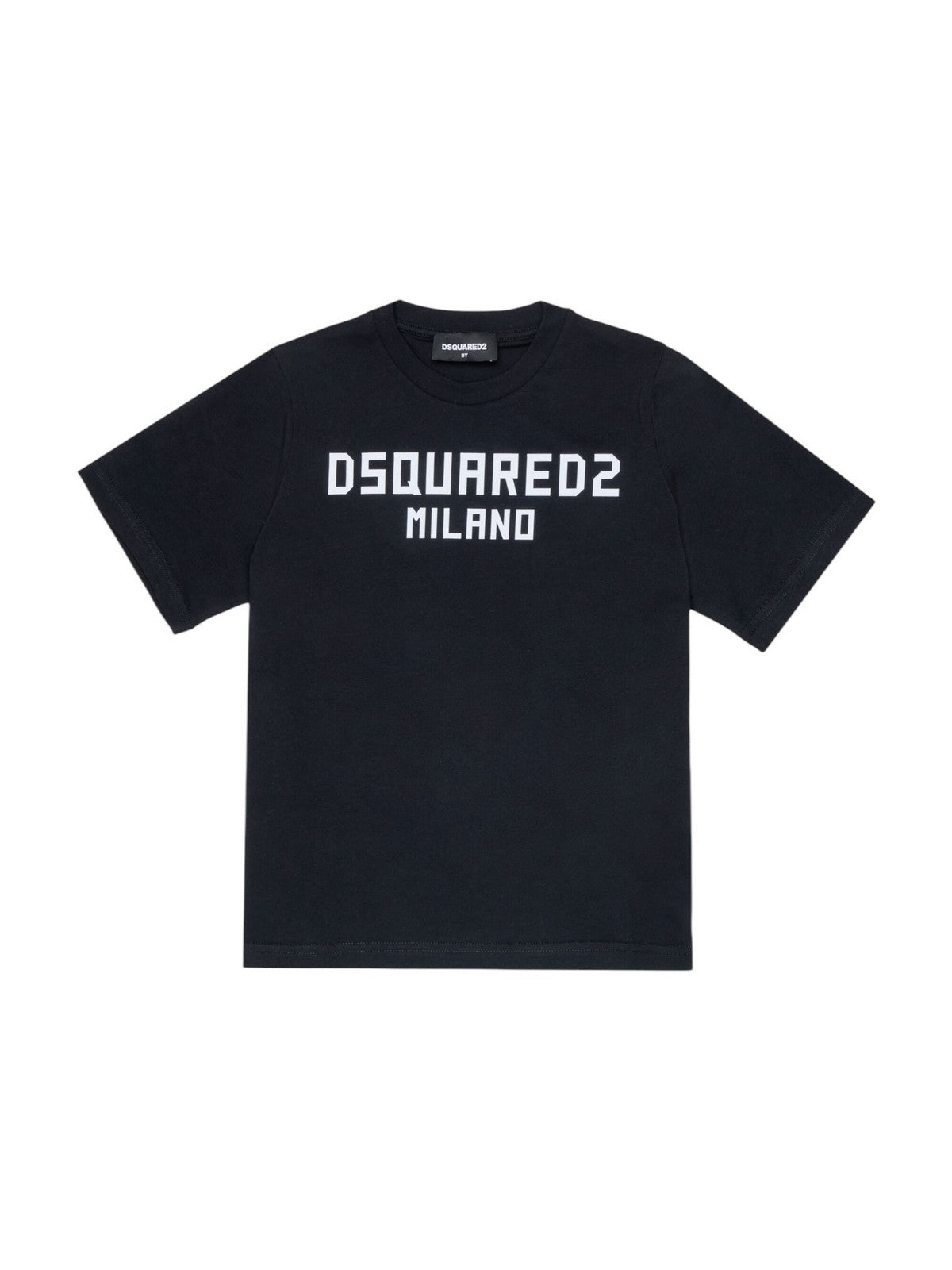 DSQUARED2 KIDS T-shirt Unisex bambino DQ3164 D0015 DQ900 BLACK gioboutiqueweb