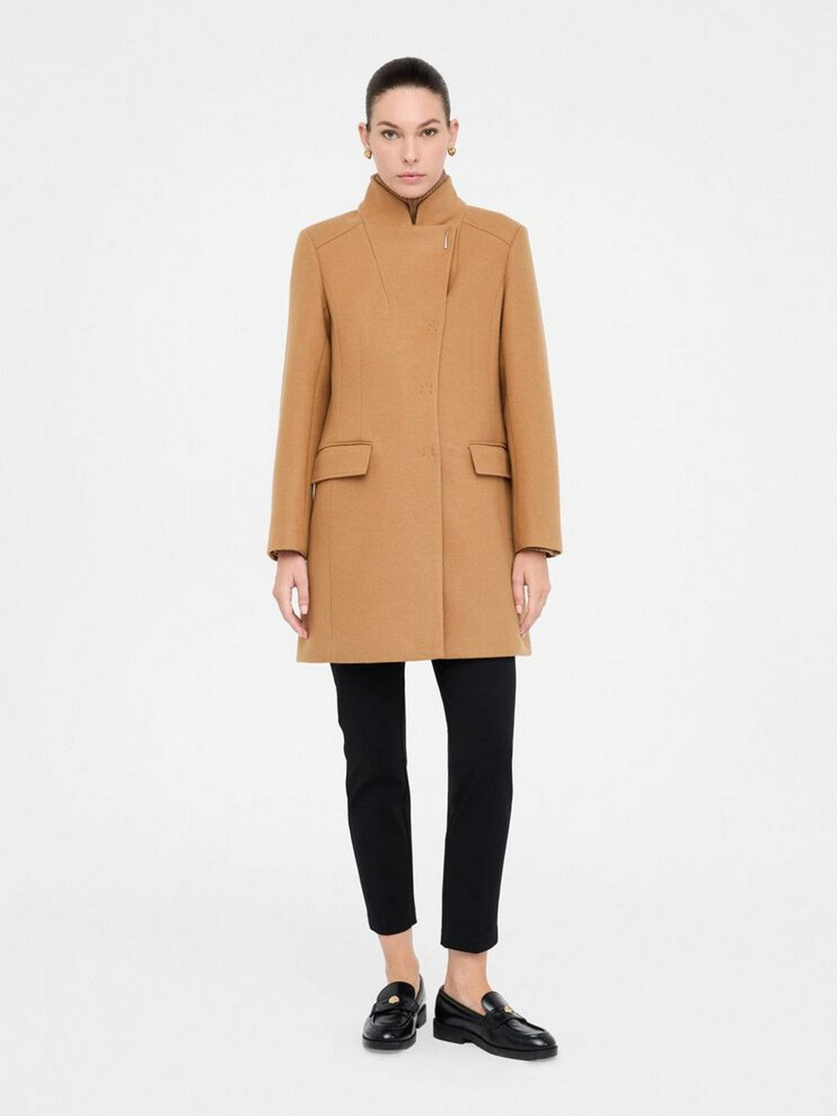 LIU JO WHITE Cappotto Donna MF5119J4873 71327 Croissant gioboutiqueweb