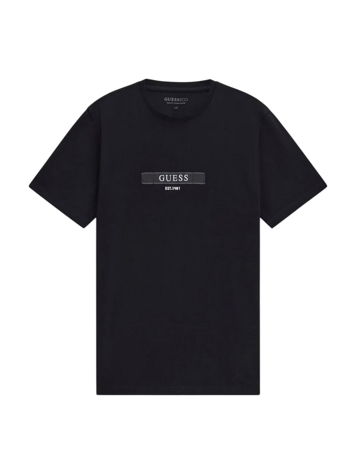 GUESS T-shirt Uomo SS CN LOGO BOX TEE M6RI17 J1314 JBLK Jet Black A996 gioboutiqueweb