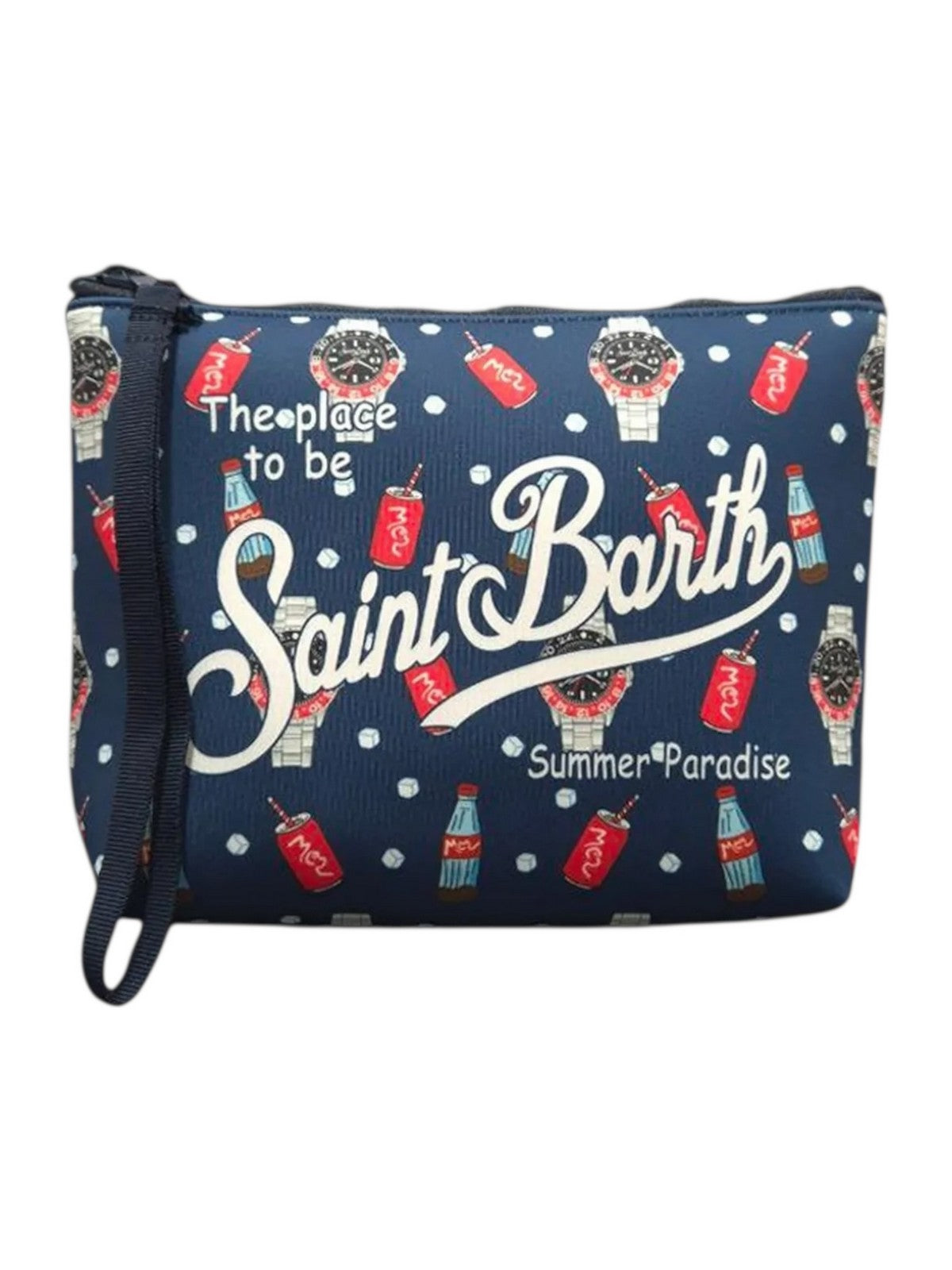 MC2 SAINT BARTH Pochette Unisex adulto ALINE 07717L BLU