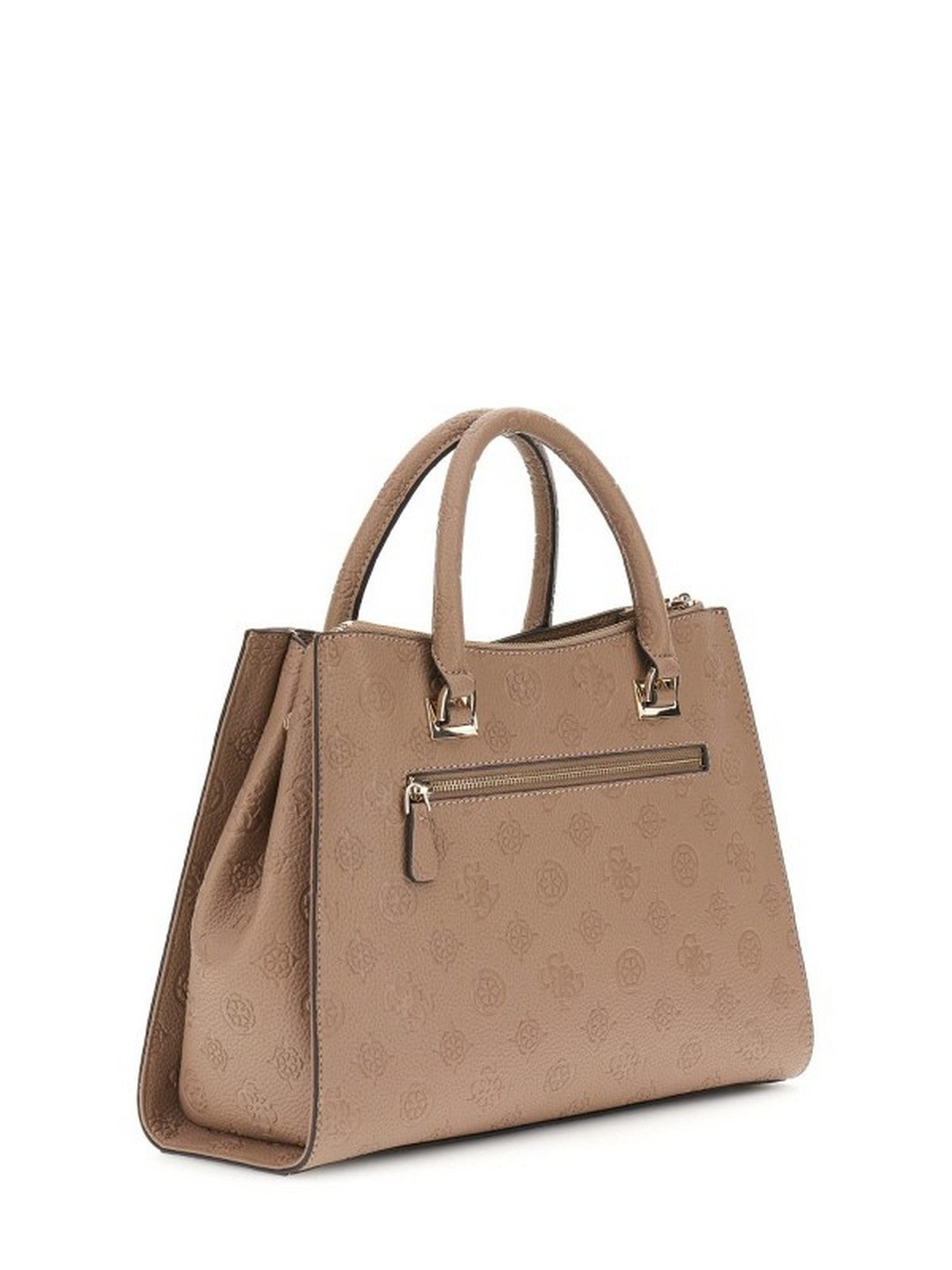 GUESS Borsa Donna CRESIDIA II SOCIETY SATCHEL HWPD98 88070 DKO DARK TAUPE LOGO gioboutiqueweb