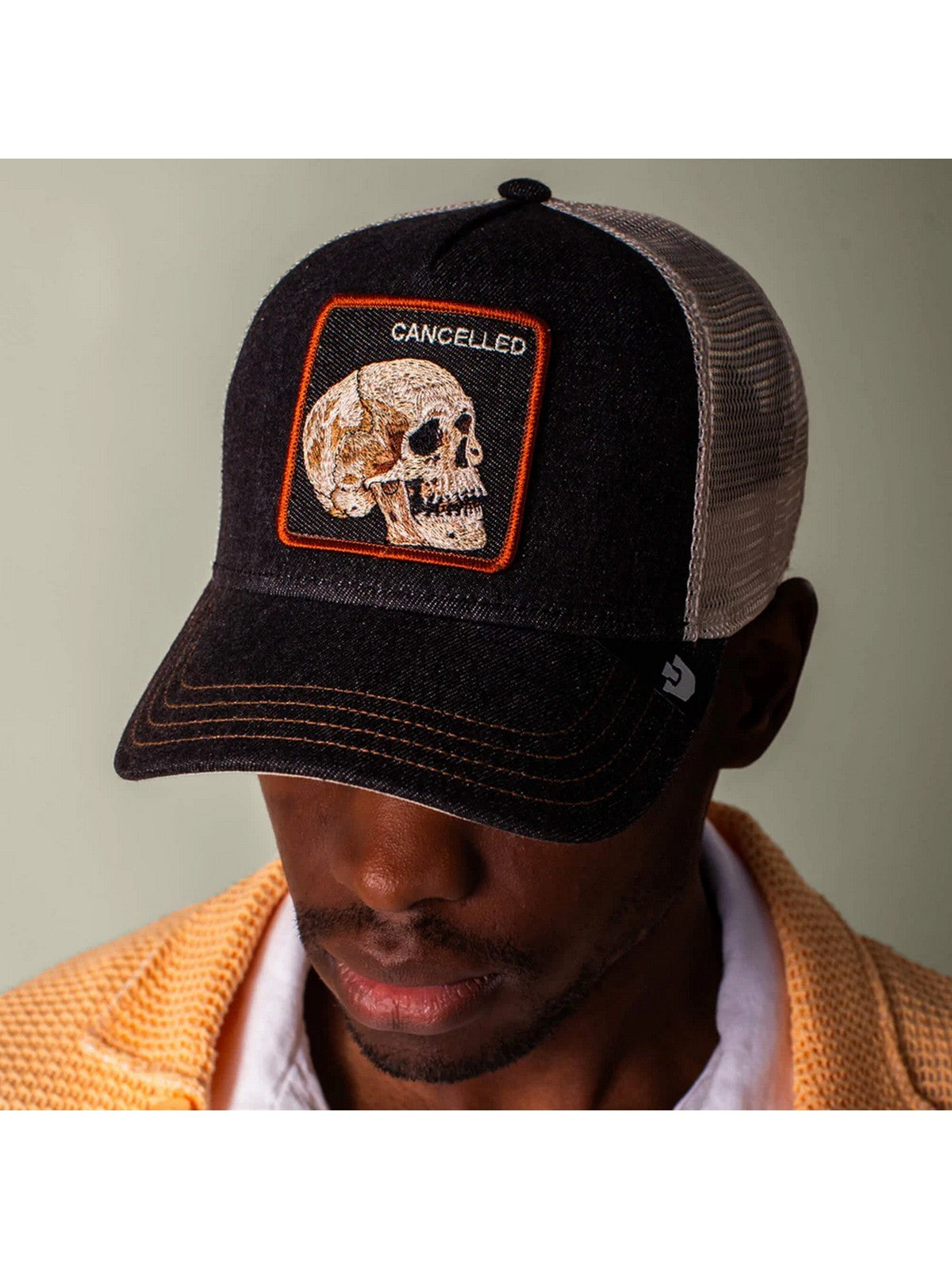 GOORIN BROS Cappello Uomo DENIM SKULL 101-2959 DEN DARK DENIM