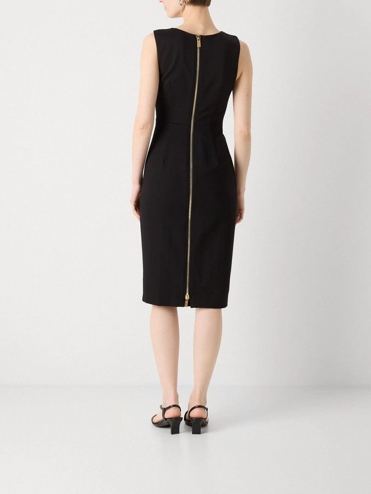 MARCIANO Abito Donna GWEN SL ZIP MIDI DRESS 5YGK30 7160A JBLK Jet Black A996