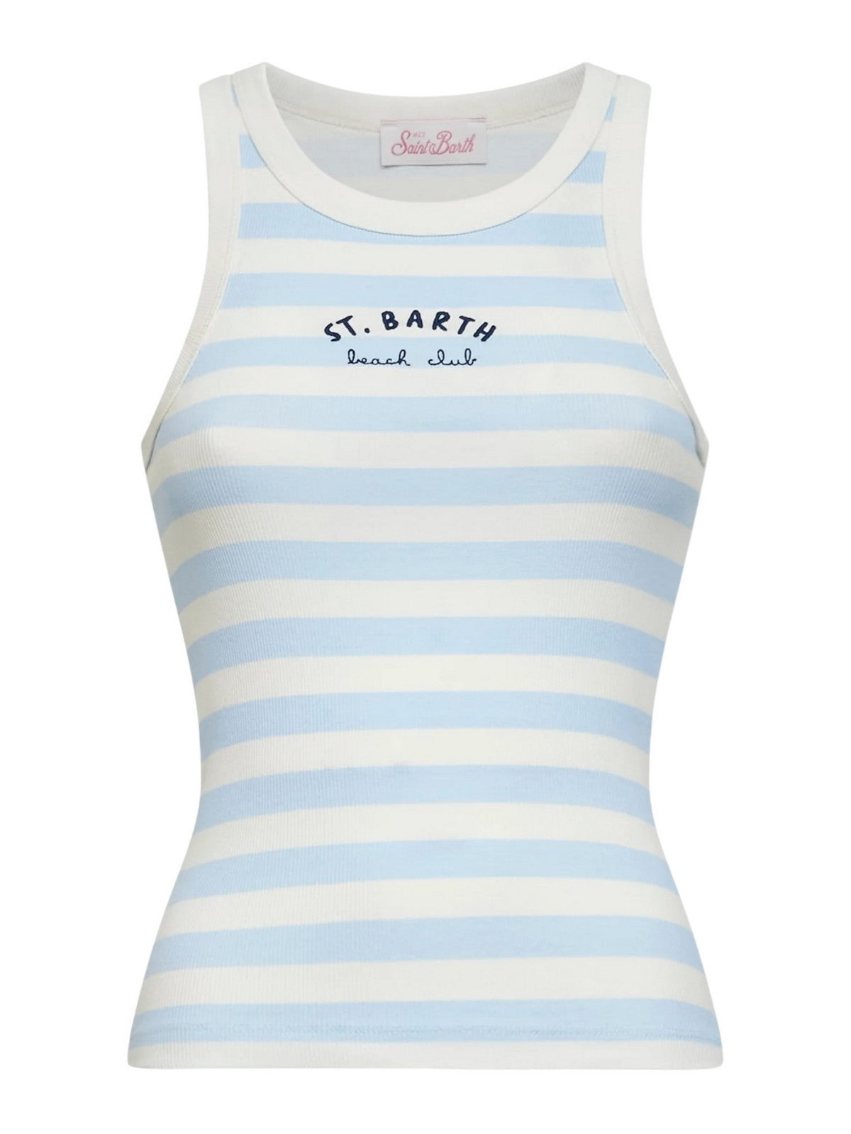 MC2 SAINT BARTH Top Donna ADA 08756L RIB BEACH CLUB STRIPES 3110 EMB