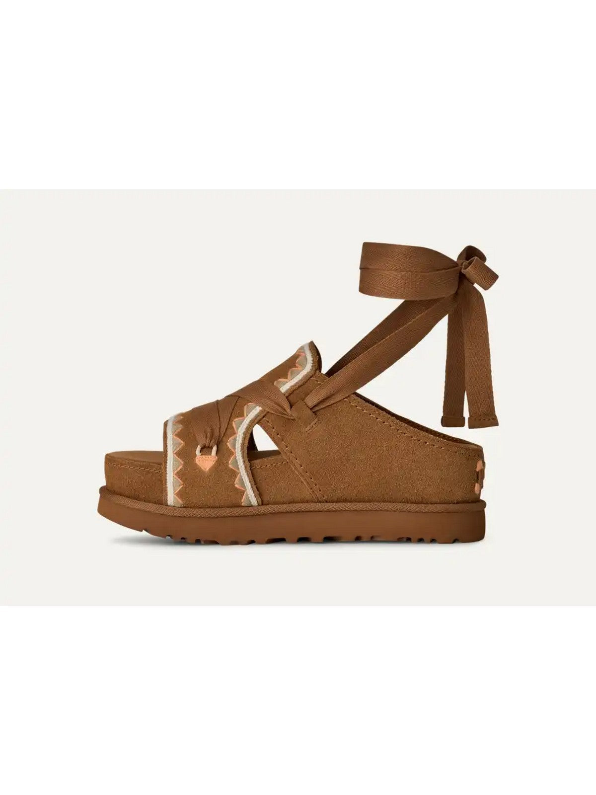 UGG Sandalo Donna W GOLDENSTAR HI ARTISTITCH 1175133 CHMU chestnut multi