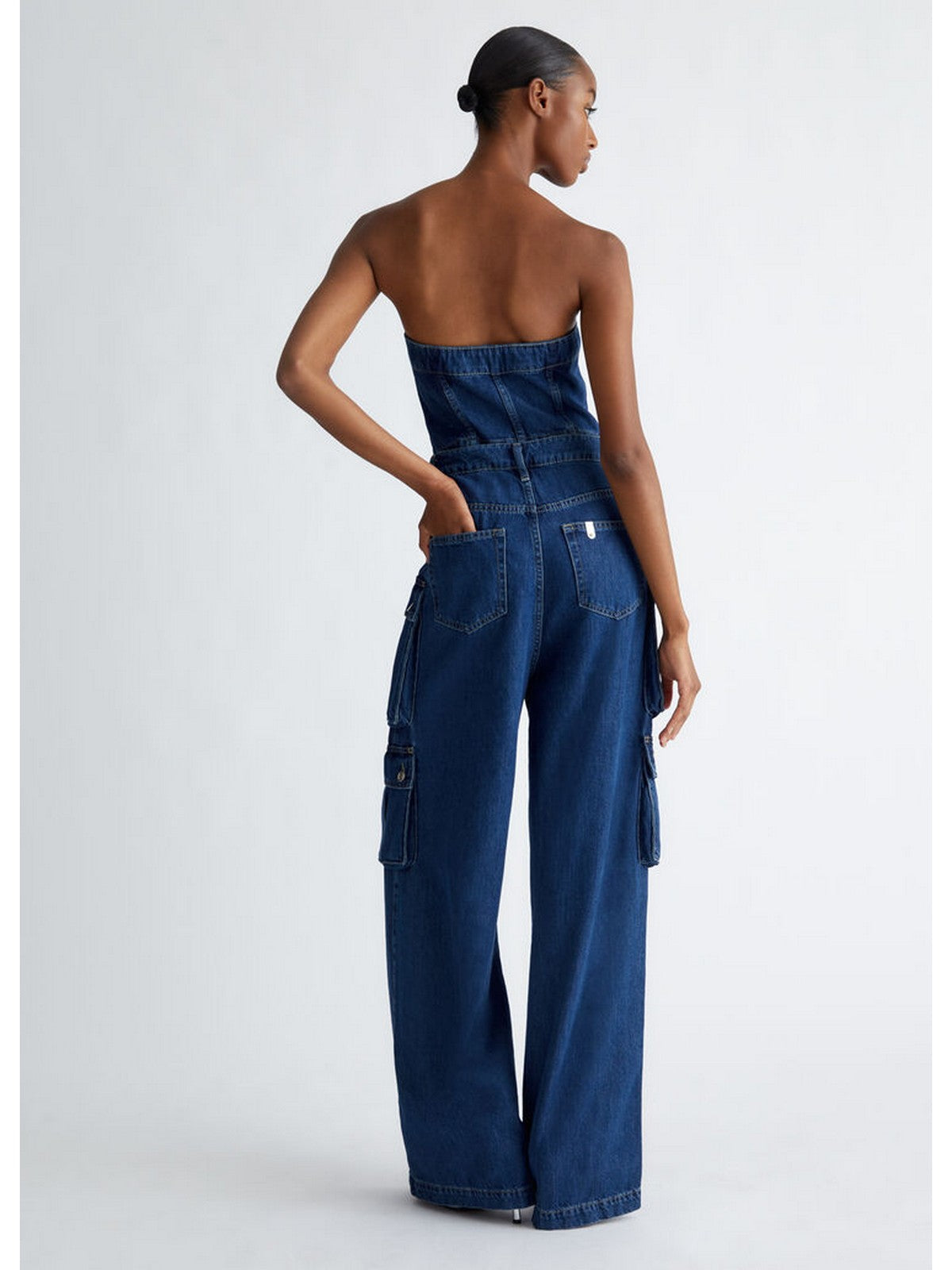 LIU JO BLUE DENIM Tuta Donna UF4163DS059 78774 Blu gioboutiqueweb