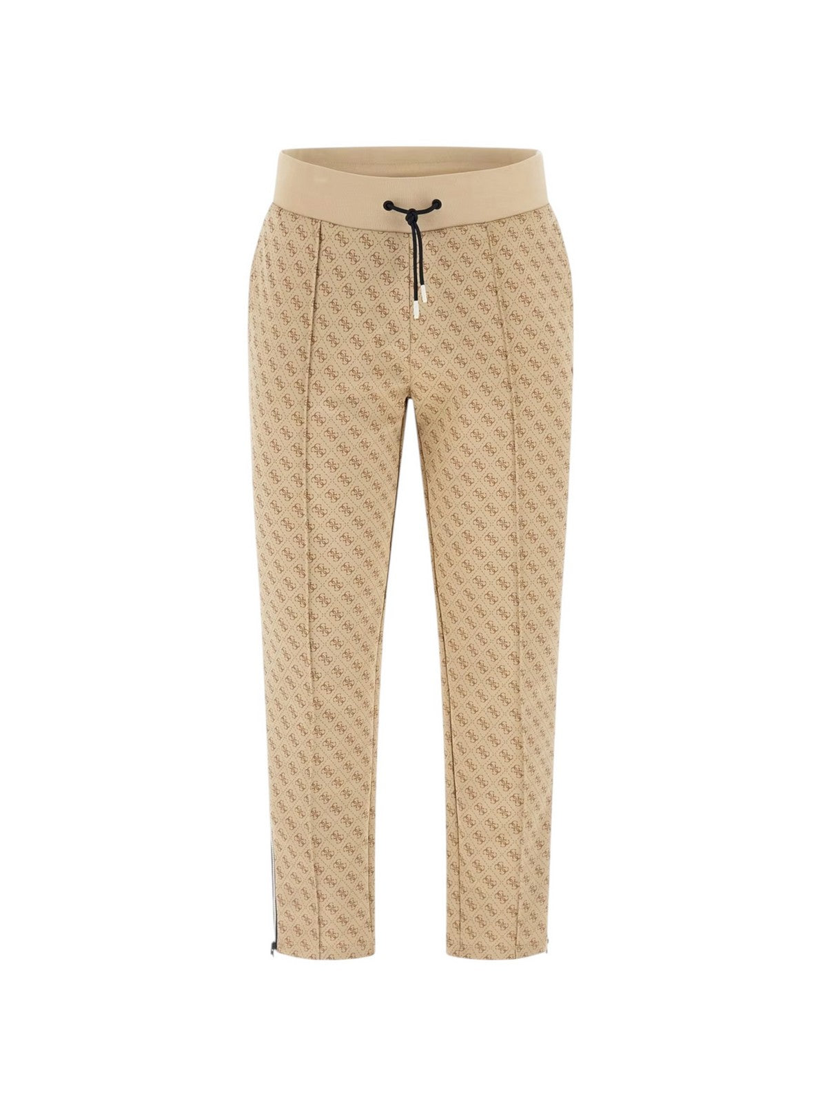 GUESS SPORT Pantalone Uomo KORBIN PANT Z2BB05 K7122 P13W 4G AOP BEIGE BLANCO