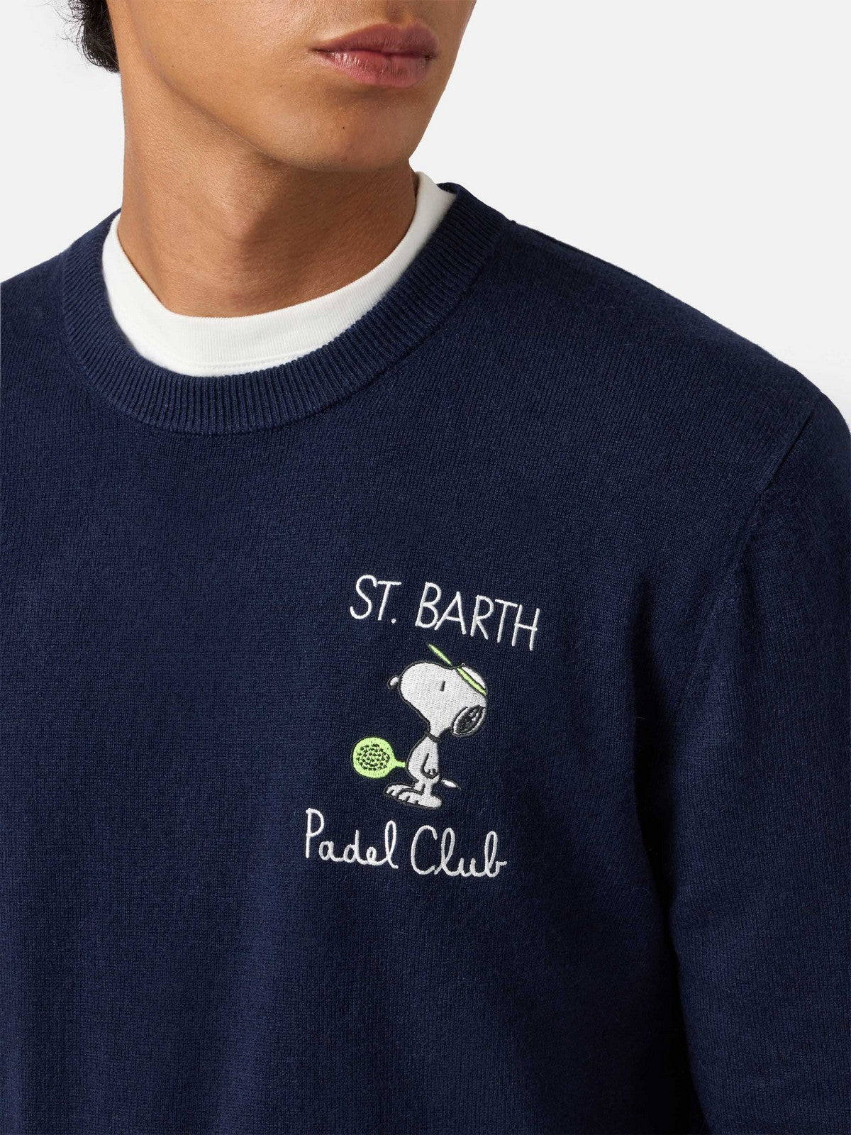 MC2 SAINT BARTH Maglione Uomo HERON LIGHT EMBRY 03103I SNOOPY PADEL MINI 61