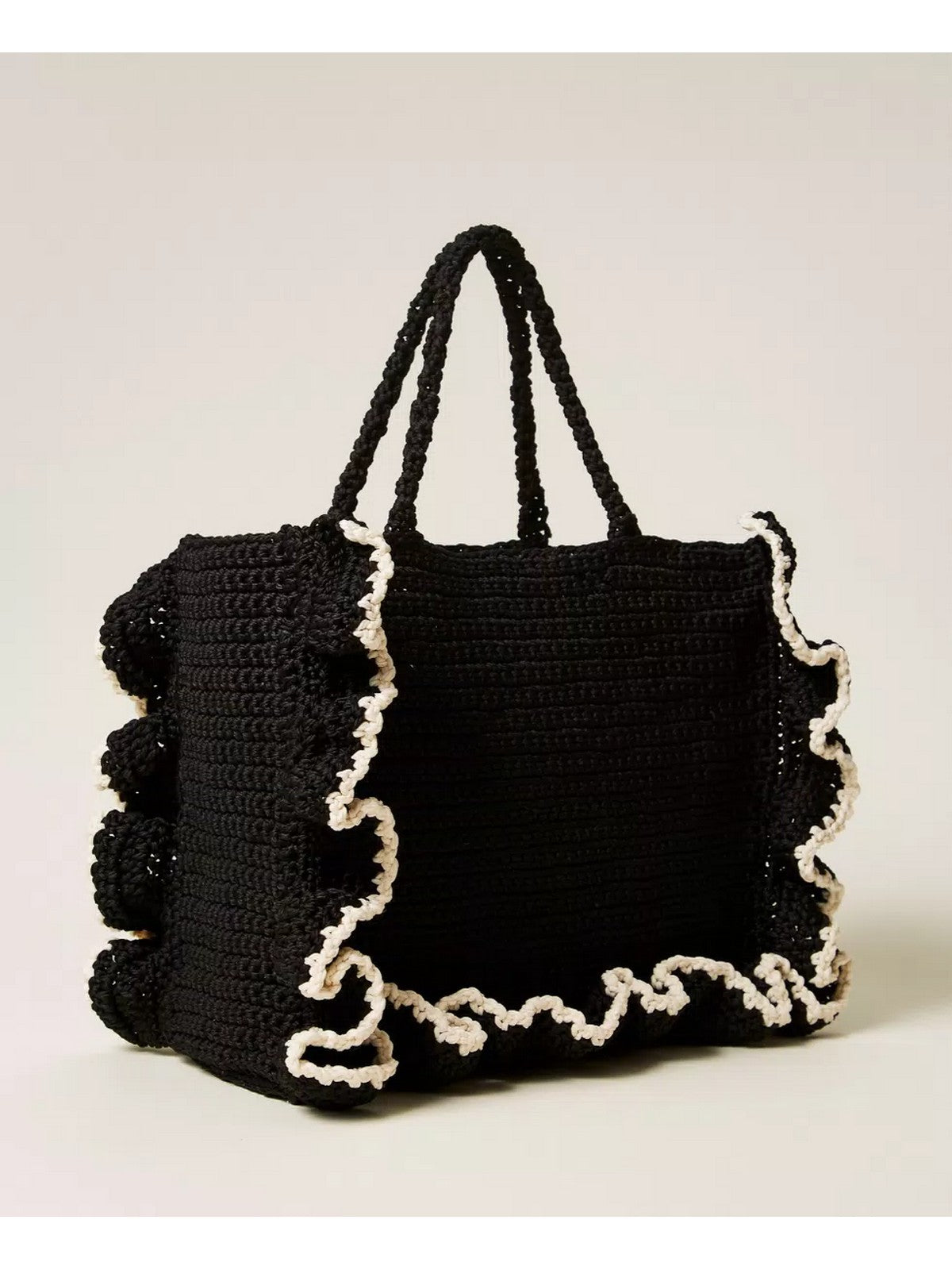 TWINSET Borsa Donna 261TD8290 06571 BIC.NERO/MADREPERLA
