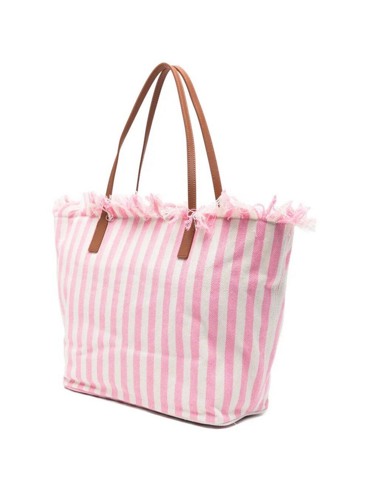 MC2 SAINT BARTH Borsa Donna CITY BAG MID FRINGE 01764L HB STRIPES 21 EMB