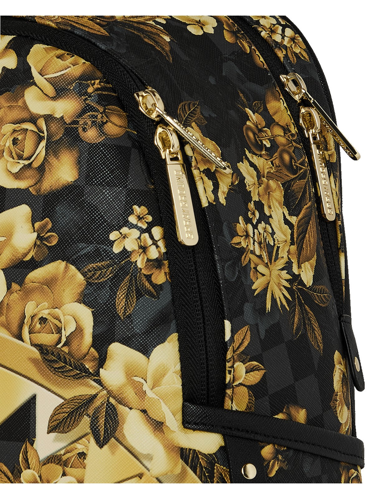 SPRAYGROUND Zaino Unisex adulto GOLD FLORAL REMIX SAVAGE BACKPACK 910B9003NSZ Nero