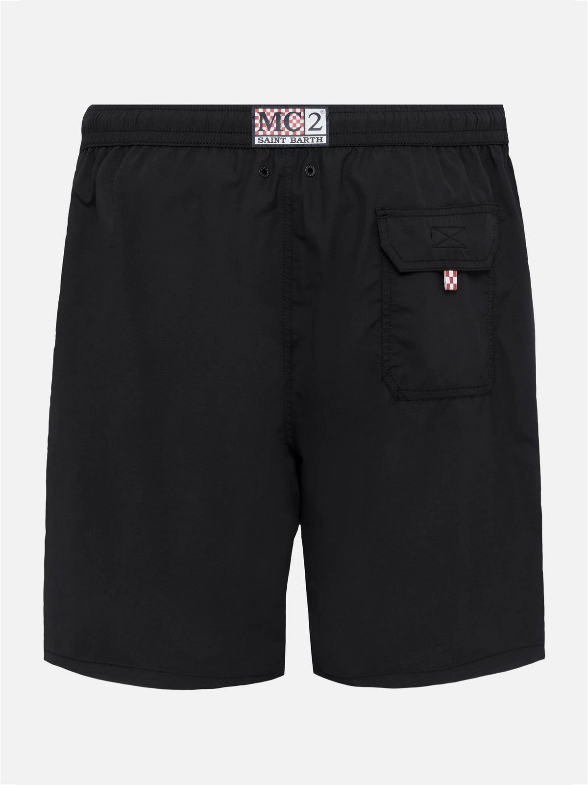 MC2 SAINT BARTH Costume da bagno Uomo PATMOS LONG 00107H Nero gioboutiqueweb