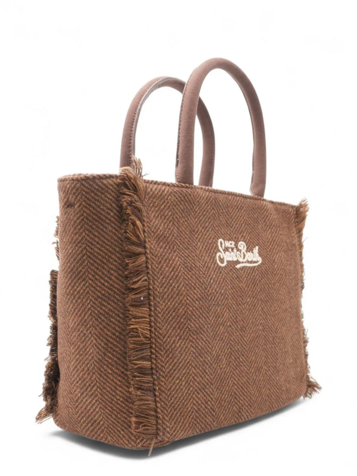MC2 SAINT BARTH Borsa Donna COLETTE WOOL 01352I HERRINGBONE 18 EMB