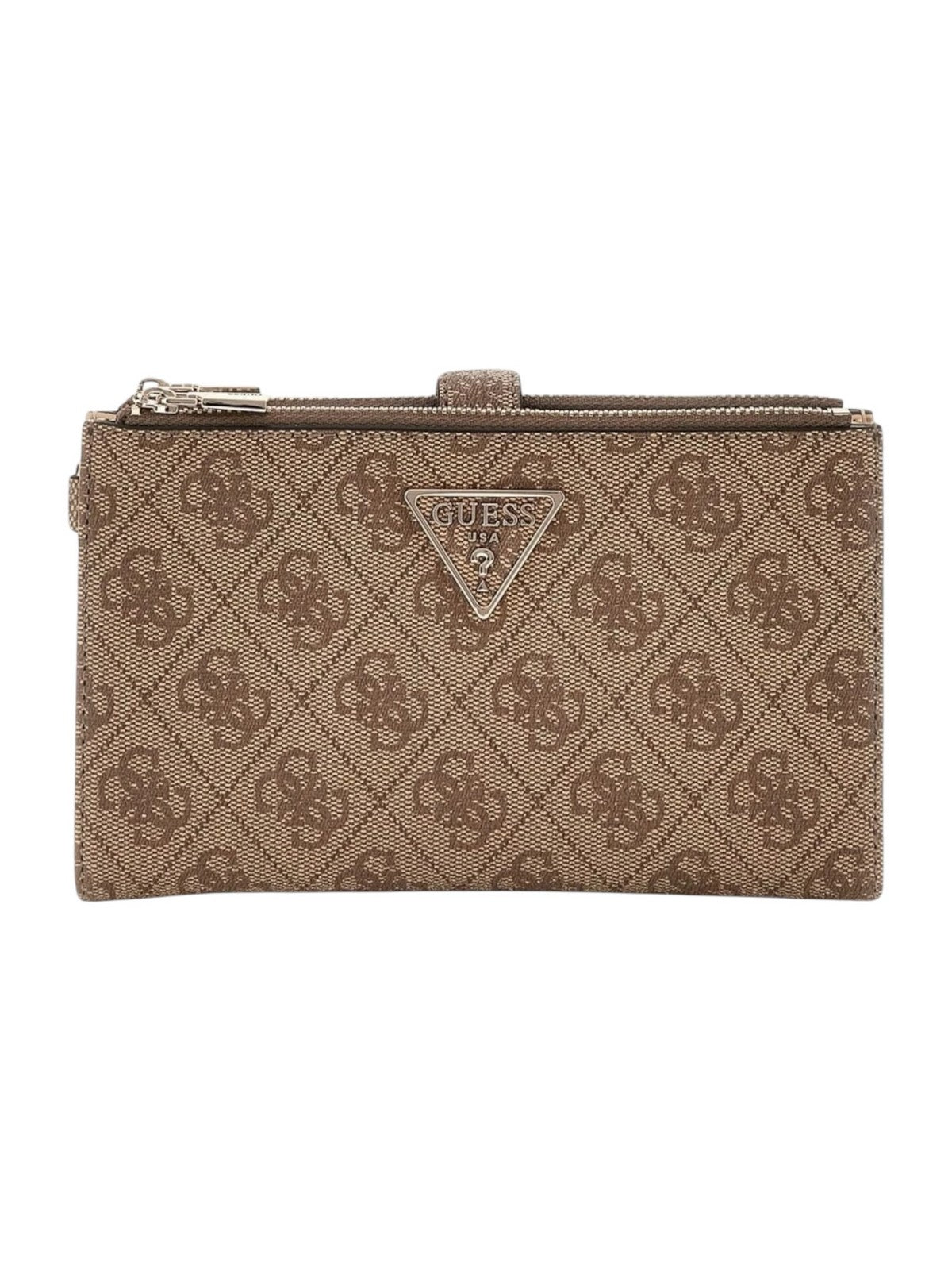 GUESS Portafoglio Donna LAUREL SLG DBL ZIP ORGANIZER SWSG85 00157 LTL Marrone gioboutiqueweb