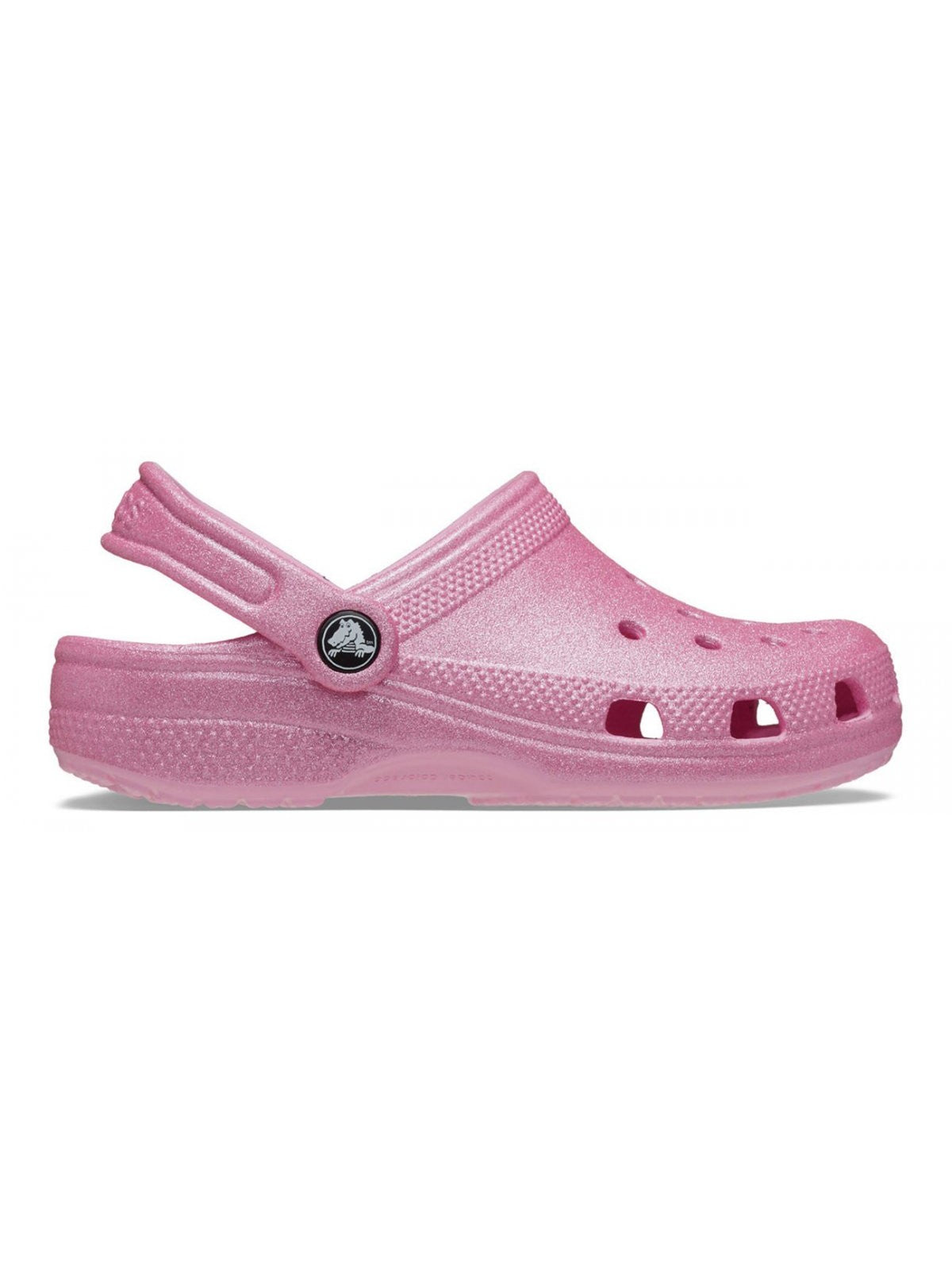 CROCS Sabot Bambine e ragazze Classic Glitter Clog K PINK TWEED GLITTER - 206993 6XE gioboutiqueweb