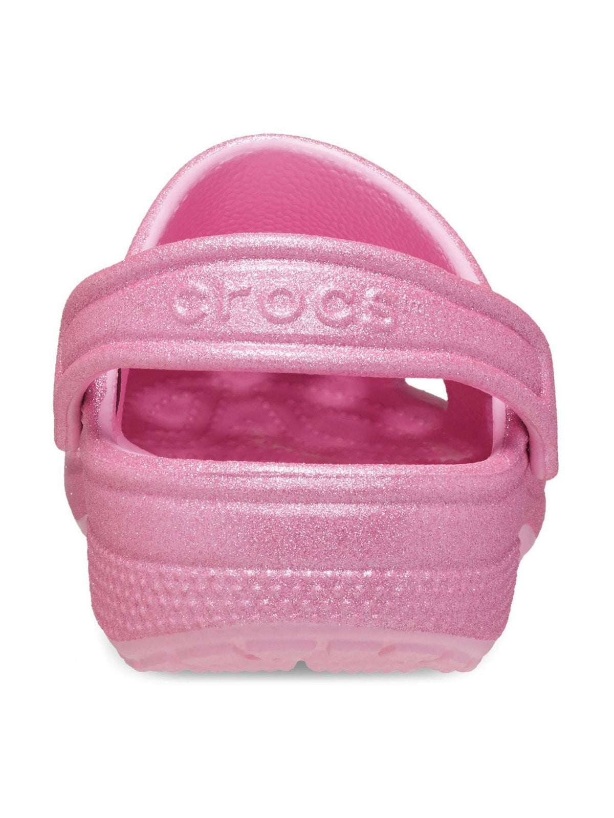 CROCS Sabot Bambine e ragazze Classic Glitter Clog K PINK TWEED GLITTER - 206993 6XE gioboutiqueweb