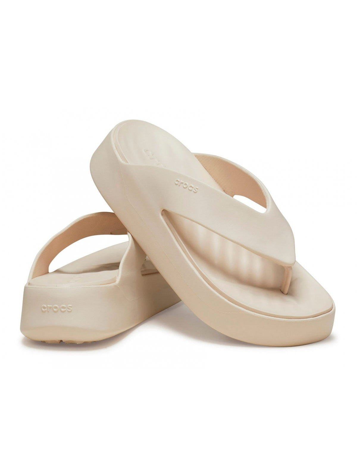 CROCS Infradito Donna Getaway Platform Flip W STUCCO - 209410 160 gioboutiqueweb