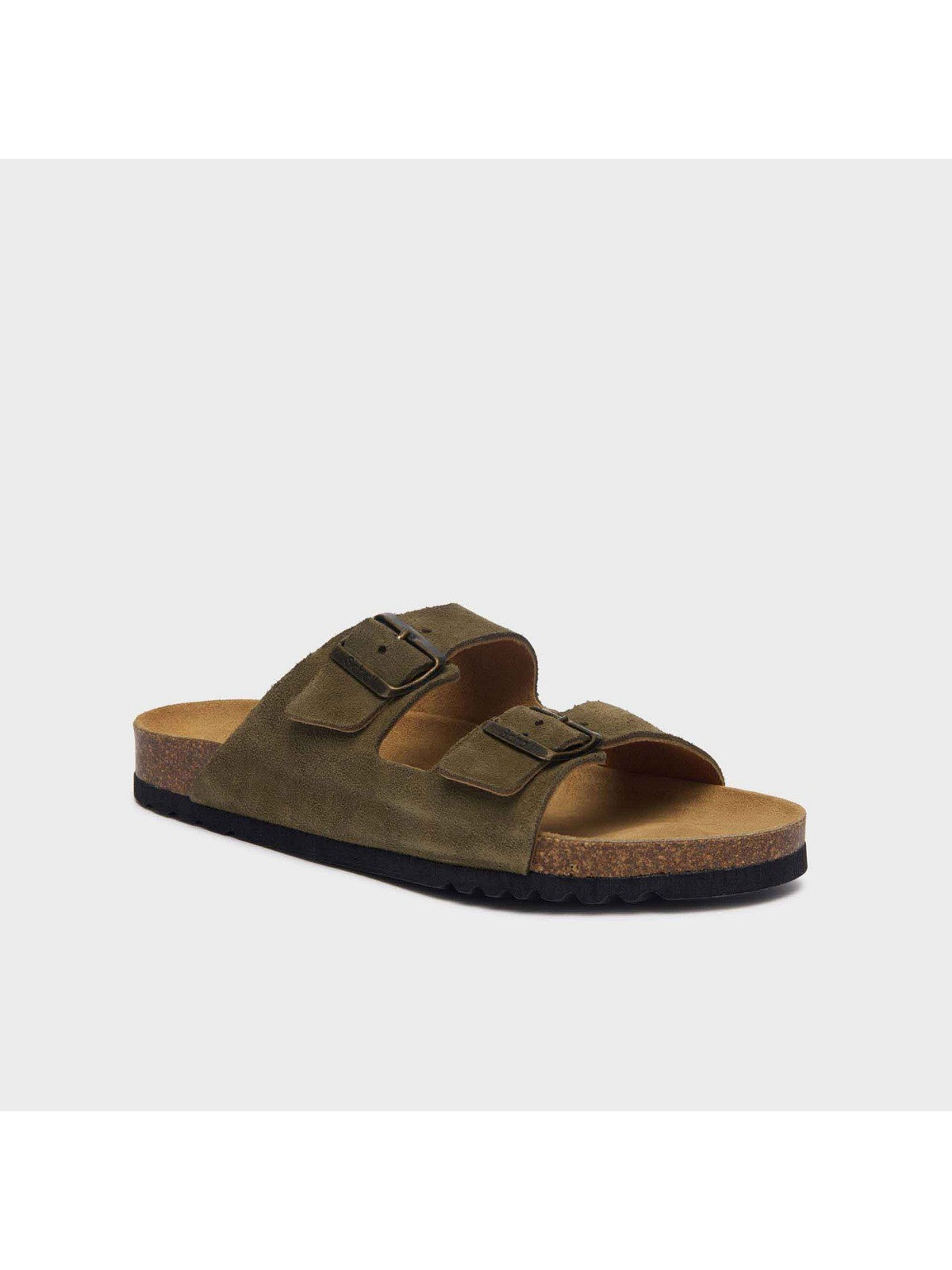SCHOLL Sandalo Uomo JULIEN Suede Kaki M KAKI - F300741147 gioboutiqueweb