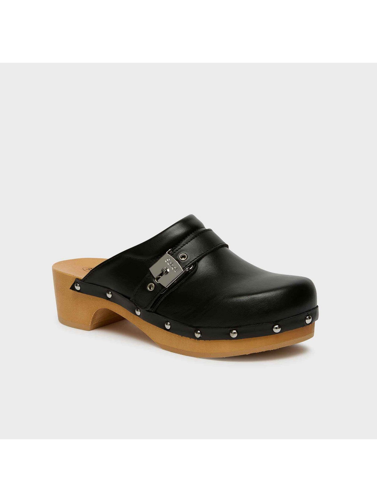 SCHOLL Sandalo Donna Pescura Clog 50 Blk&Honey Ltre BLACK/HONEY - F323253333 gioboutiqueweb