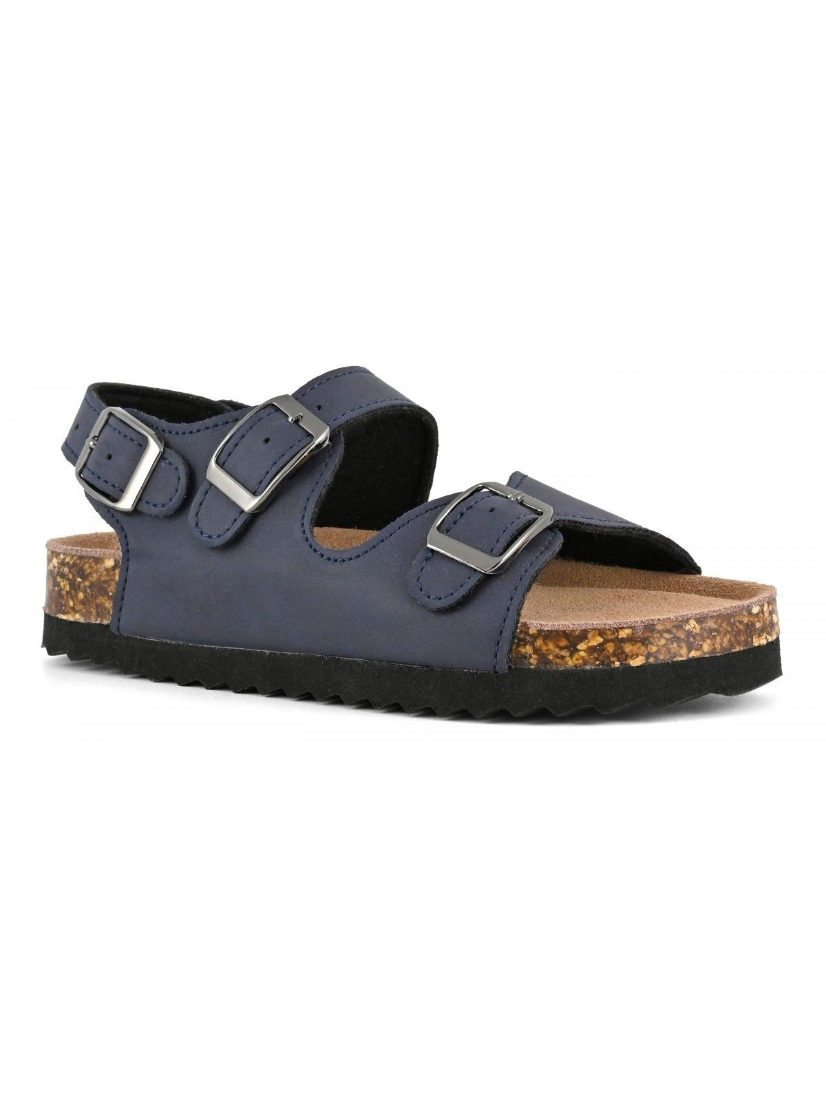 Colors Of California Ciabatta Bambini e ragazzi Boy Sandal 3 Buckles - HC.2412 NAV gioboutiqueweb