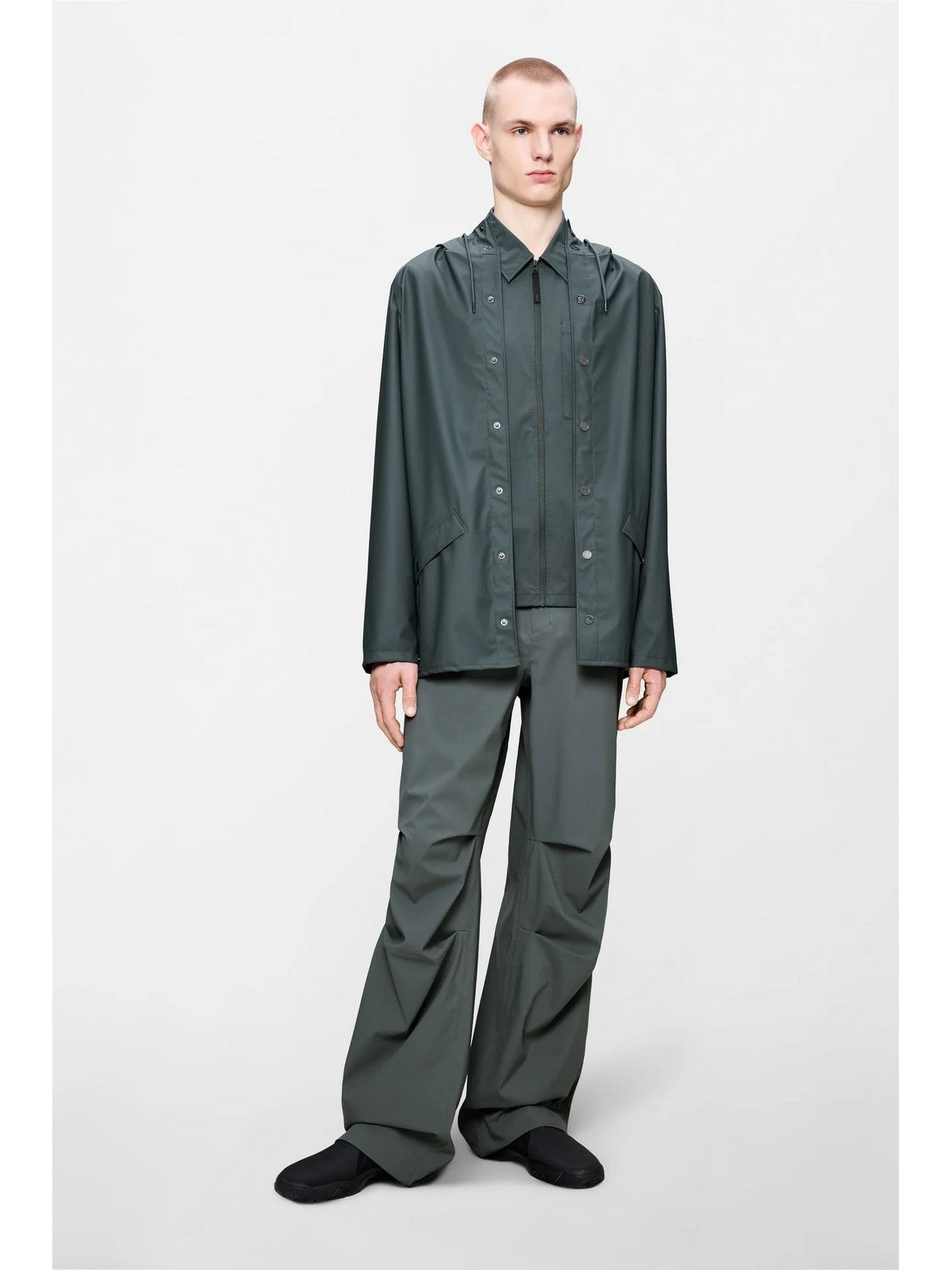 RAINS Giubbino Unisex adulto 12010 153 DARK GREY DARK GREY gioboutiqueweb