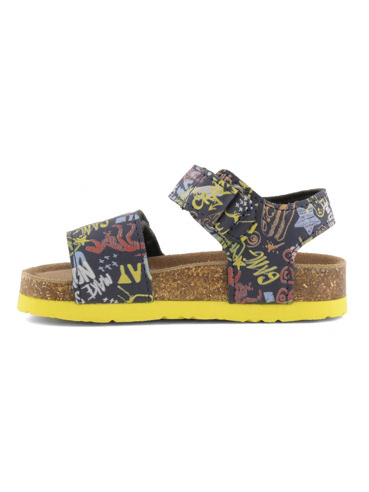 Colors Of California Ciabatta Bambini e ragazzi Baby Sandal Velcro Straps - HC.2402 MUL gioboutiqueweb