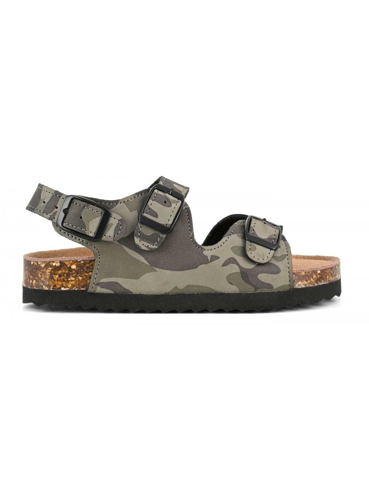 Colors Of California Ciabatta Bambini e ragazzi Boy Sandal 3 Buckles - HC.2412 CAMO gioboutiqueweb