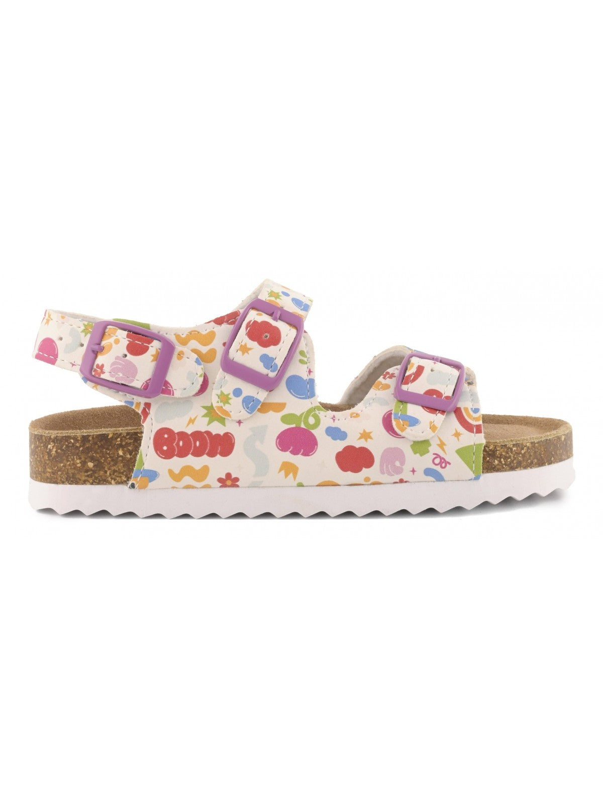 Colors Of California Sandalo Bambine e ragazze Basic girl sandal with buckles - HC.2603 MUL gioboutiqueweb