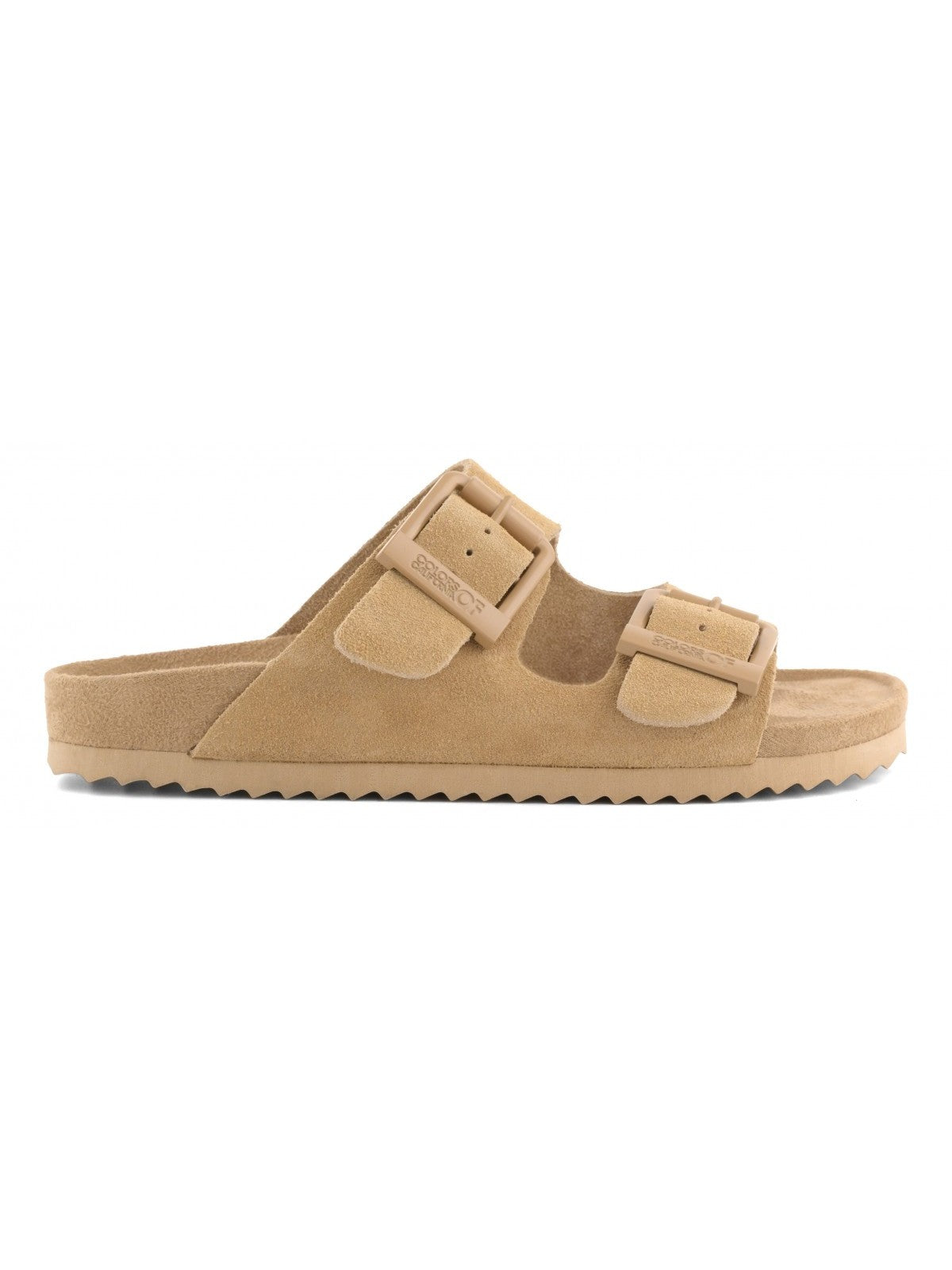 Colors Of California Sandalo Donna Monocolor suede sandal - HC.BIO56N CAM gioboutiqueweb