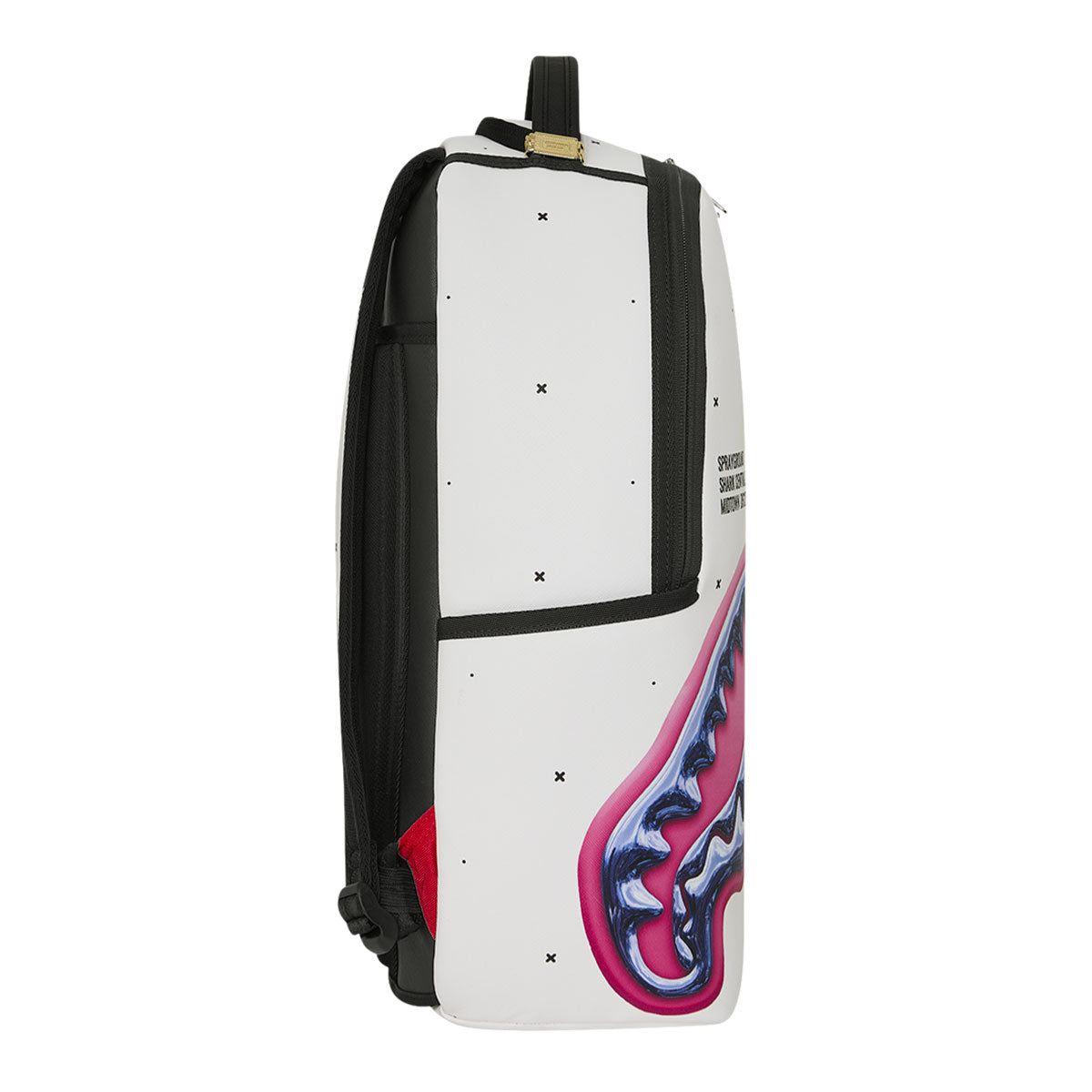 SPRAYGROUND Zaino Unisex adulto SHARK CENTRAL LIQUID CHROME BACKPACK - 910B8427NSZ gioboutiqueweb