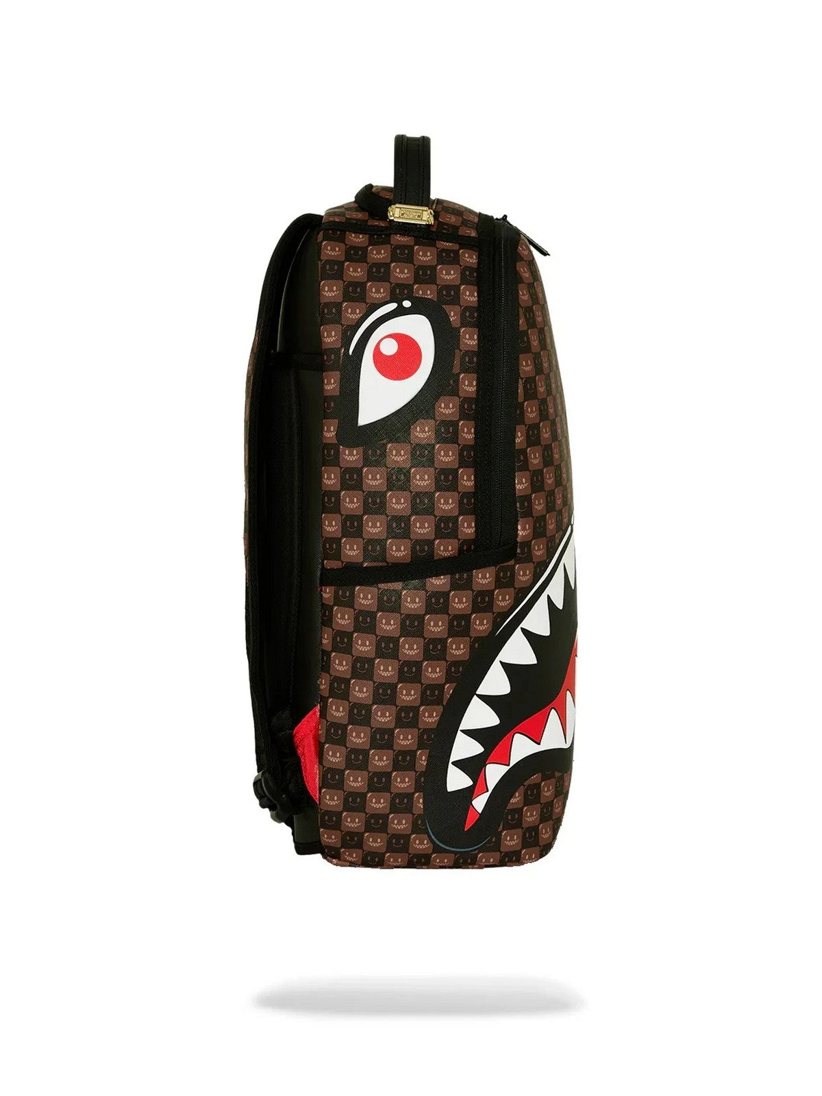 SPRAYGROUND Zaino Unisex adulto SHARKS IN PARIS WTF BUBBLE BROWN CHECK BACKPACK - 910B8634NSZ gioboutiqueweb