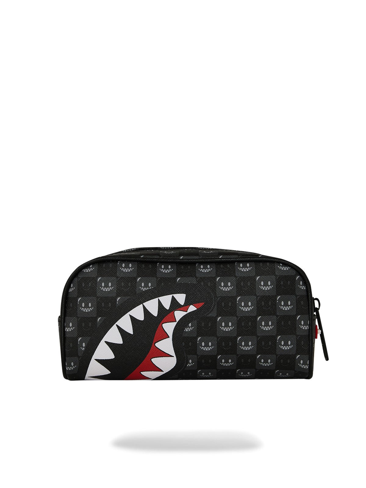 SPRAYGROUND Pochette Unisex adulto SHARKS IN PARIS WTF BUBBLY BLACK CHECK POUCH - 910B9316NSZ gioboutiqueweb