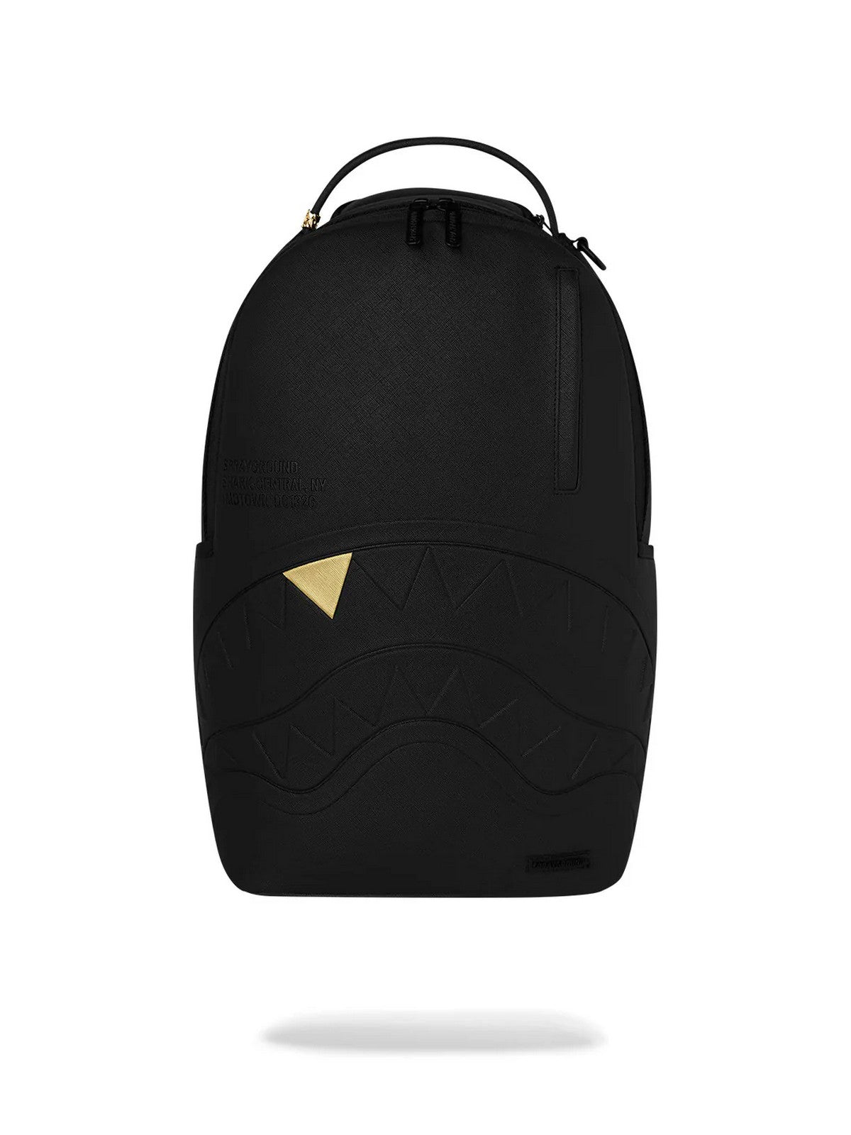 SPRAYGROUND Zaino Unisex adulto BLACKED OUT EMBOSSED GOLD TOOTH BACKPACK - 910B9325NSZ gioboutiqueweb