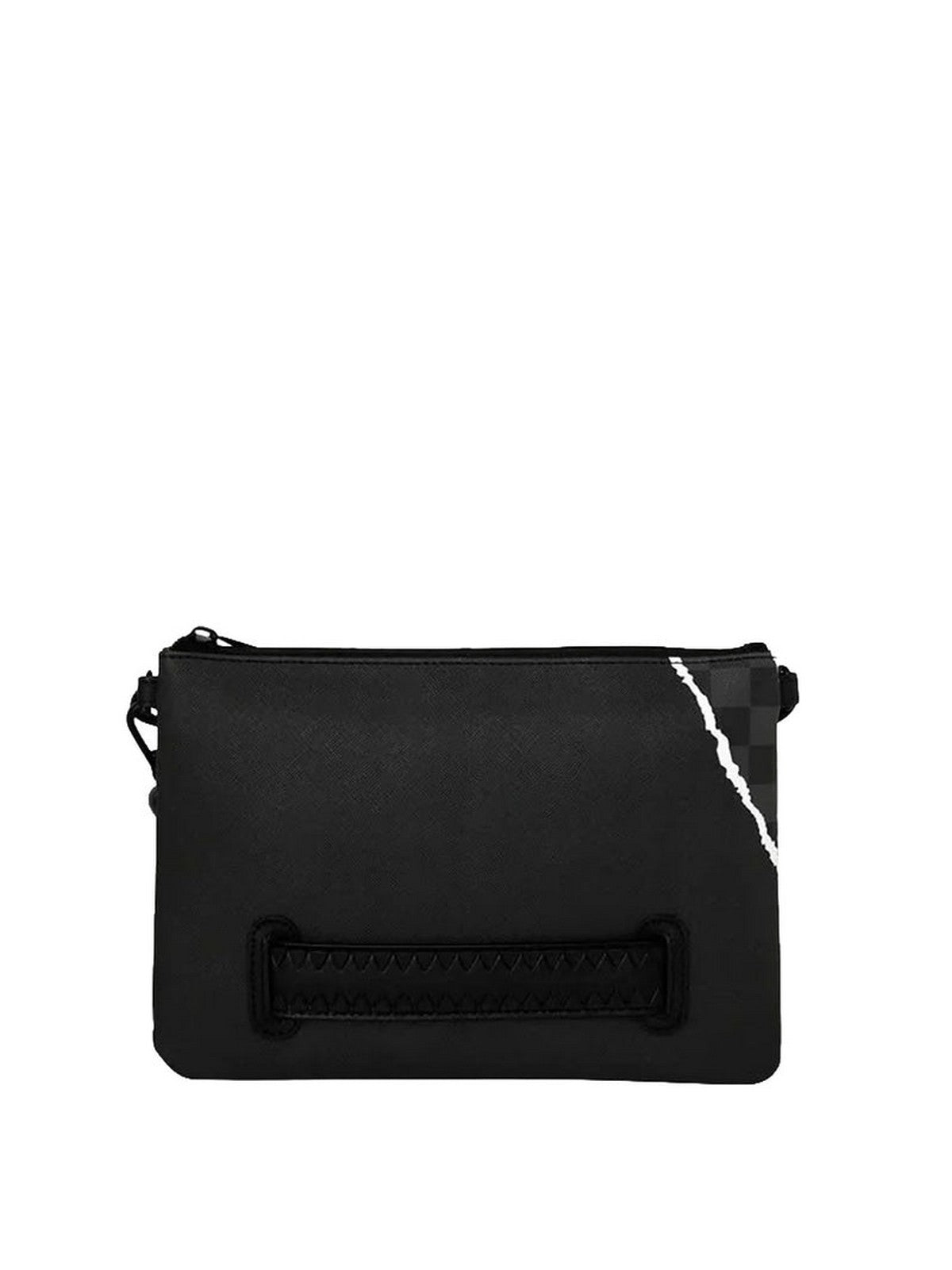 SPRAYGROUND Pochette Unisex adulto CENTER RIP REVEALING GRAY CHECK CROSSOVER CLUTCH - 910B9350NSZ gioboutiqueweb