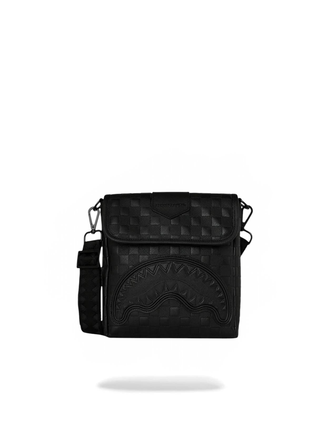 SPRAYGROUND Tracolla Unisex adulto RAISED CHECK MESSENGER SLING - 910B9504NSZ gioboutiqueweb