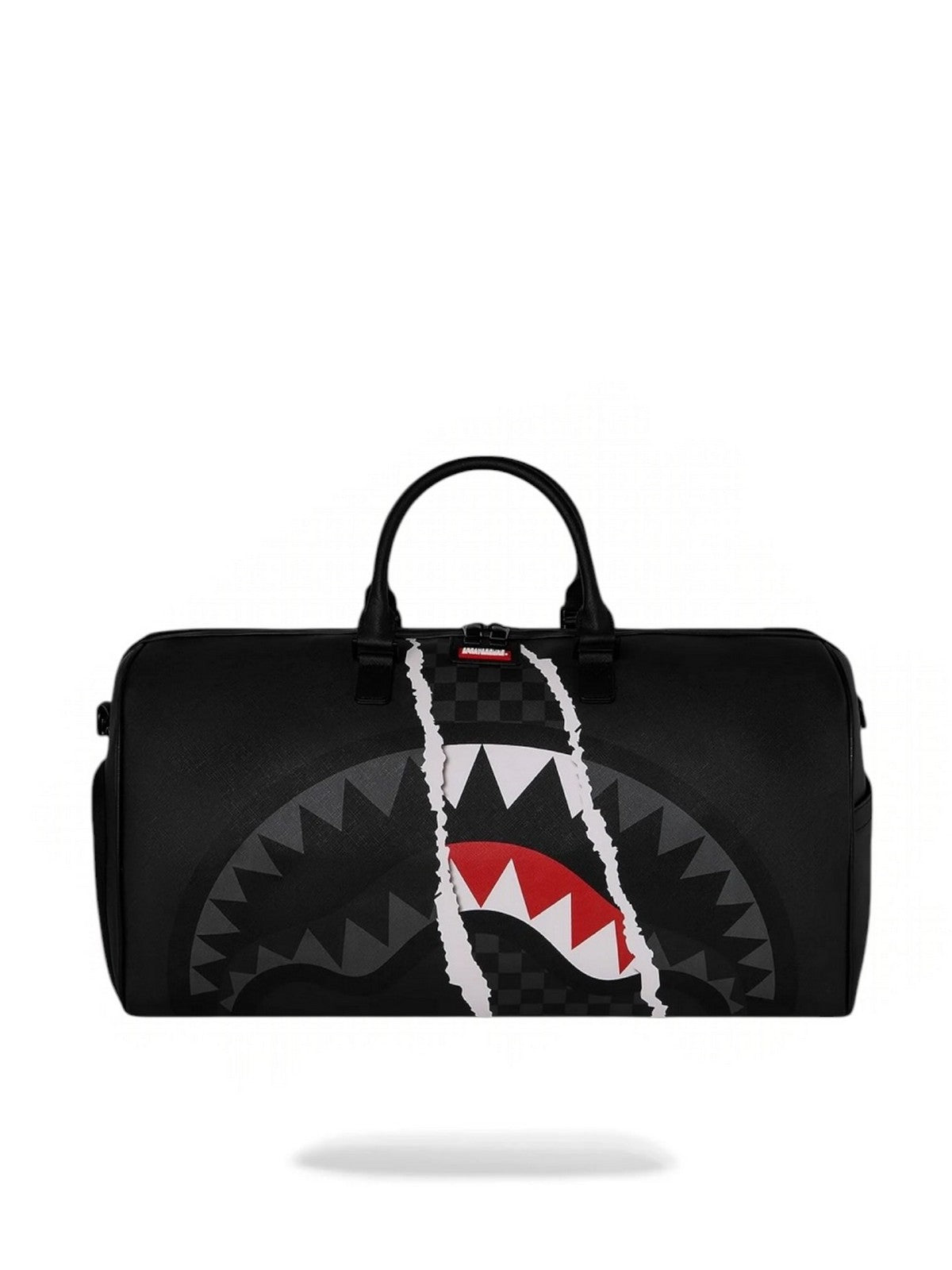 SPRAYGROUND Borsa Unisex adulto CENTER RIP REVEALING GRAY CHECK MINI DUFFLE - 910D9348NSZ gioboutiqueweb