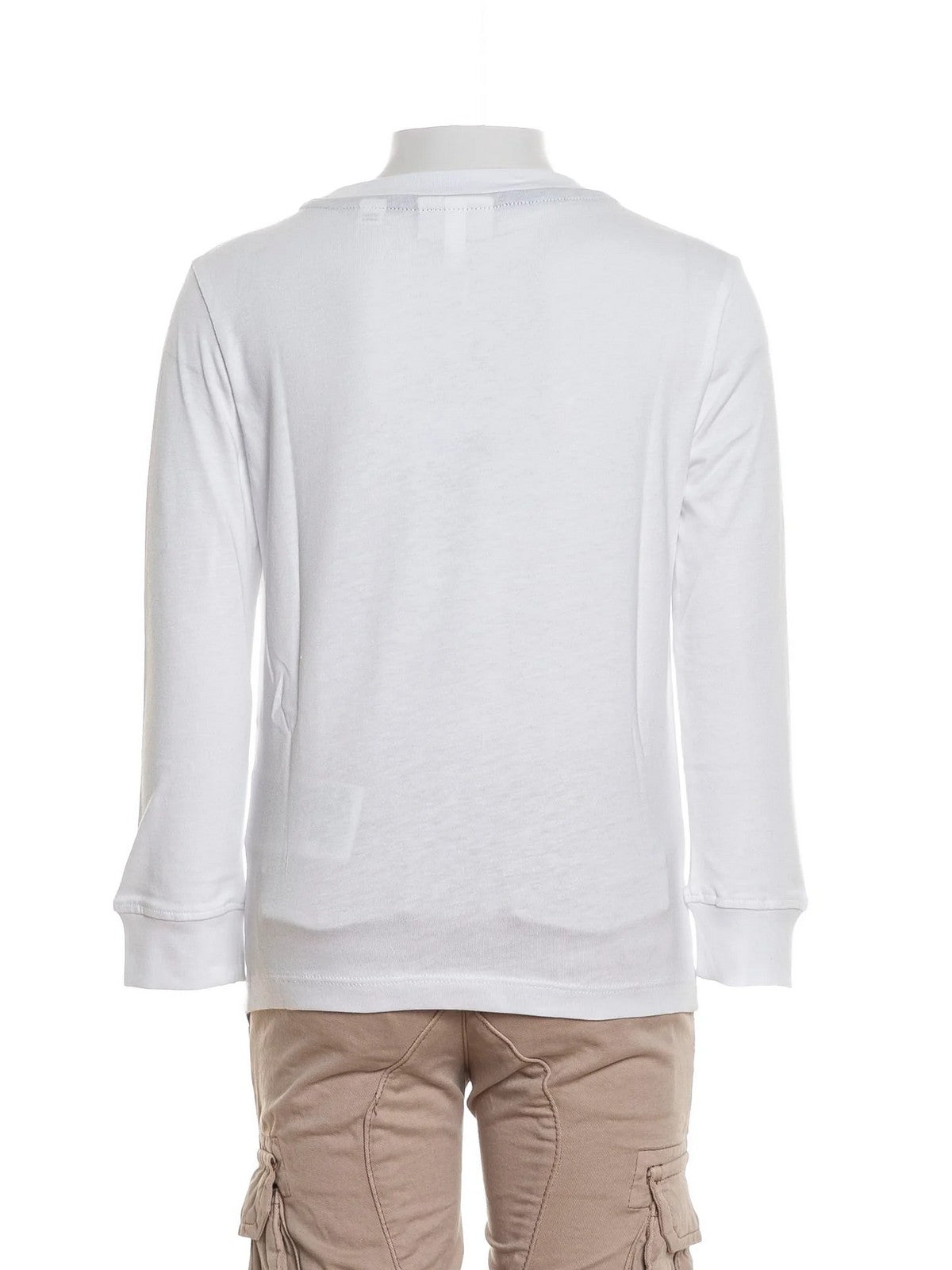 LACOSTE KIDS T-shirt Bambini e ragazzi LCB ICON CORE L/S TEE Bianco - 947112 W8L gioboutiqueweb