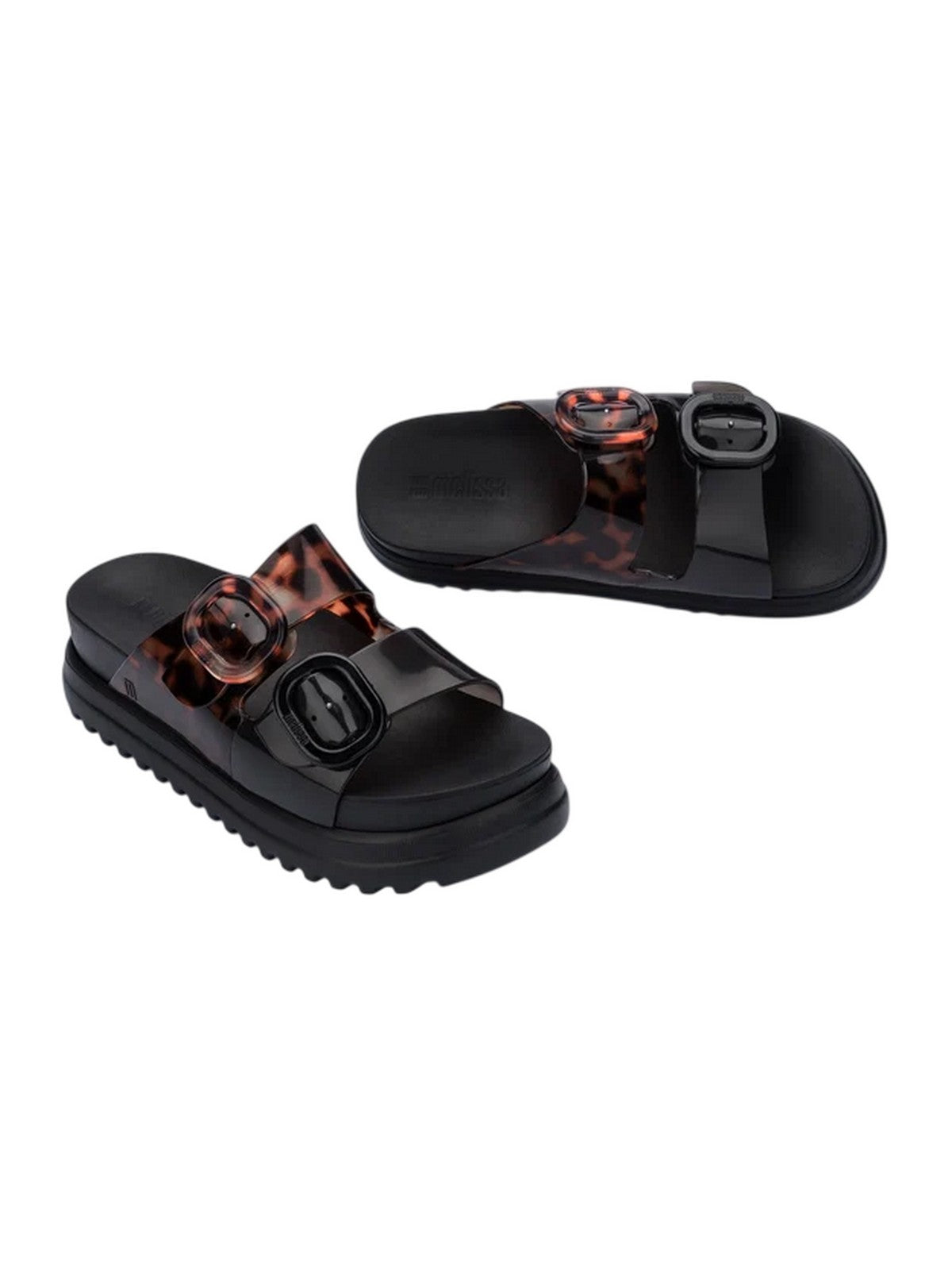 Melissa Sandalo Melissa Cozy Platform Ad Black/Tortoiseshell 36158-BH499 gioboutiqueweb