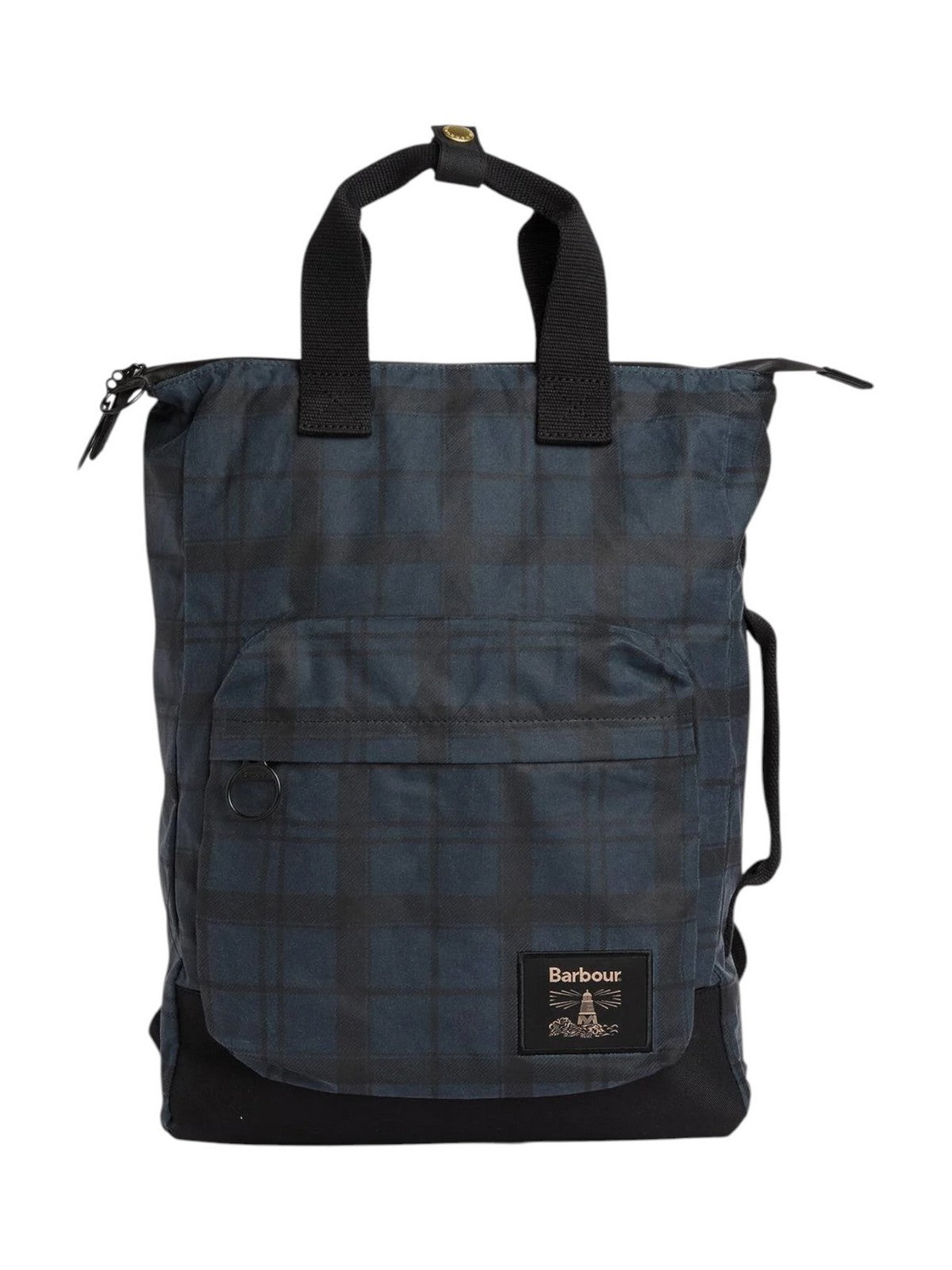 BARBOUR Zaino Unisex FIELD WAX BACKPACK NAVY TARTA - UBA0714 NY75 gioboutiqueweb