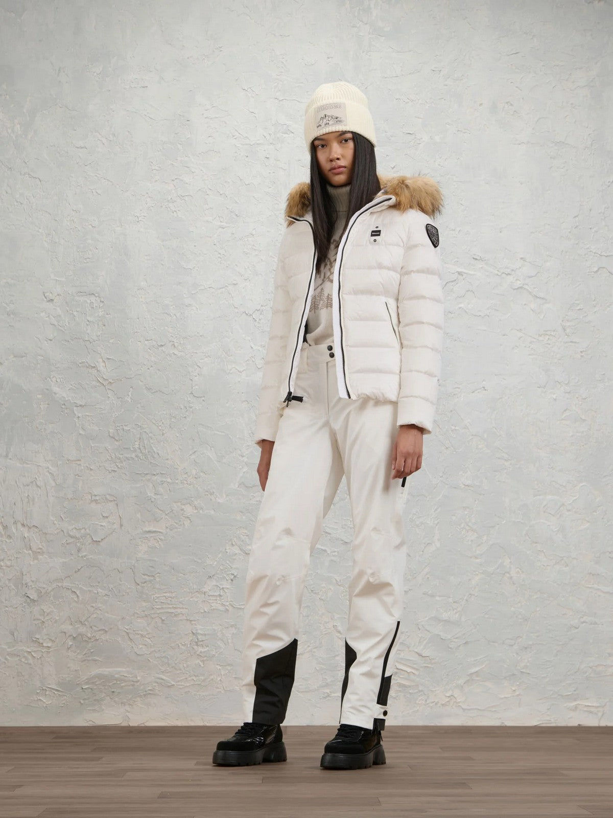 BLAUER Piumino Donna ARCADIA BIANCO OTTICO int. BIANCO OTTICO - 26WBLDC03038 006047 100BI gioboutiqueweb