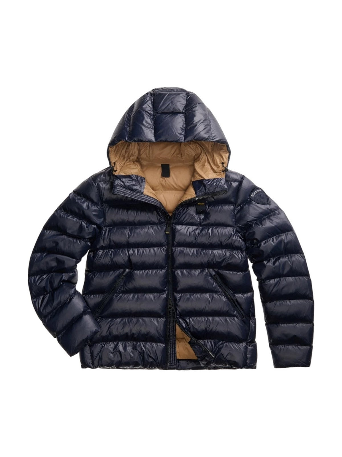 BLAUER Piumino Uomo ADAMS BLU int. TABACCO - 26WBLUC02054 005958 888TB gioboutiqueweb